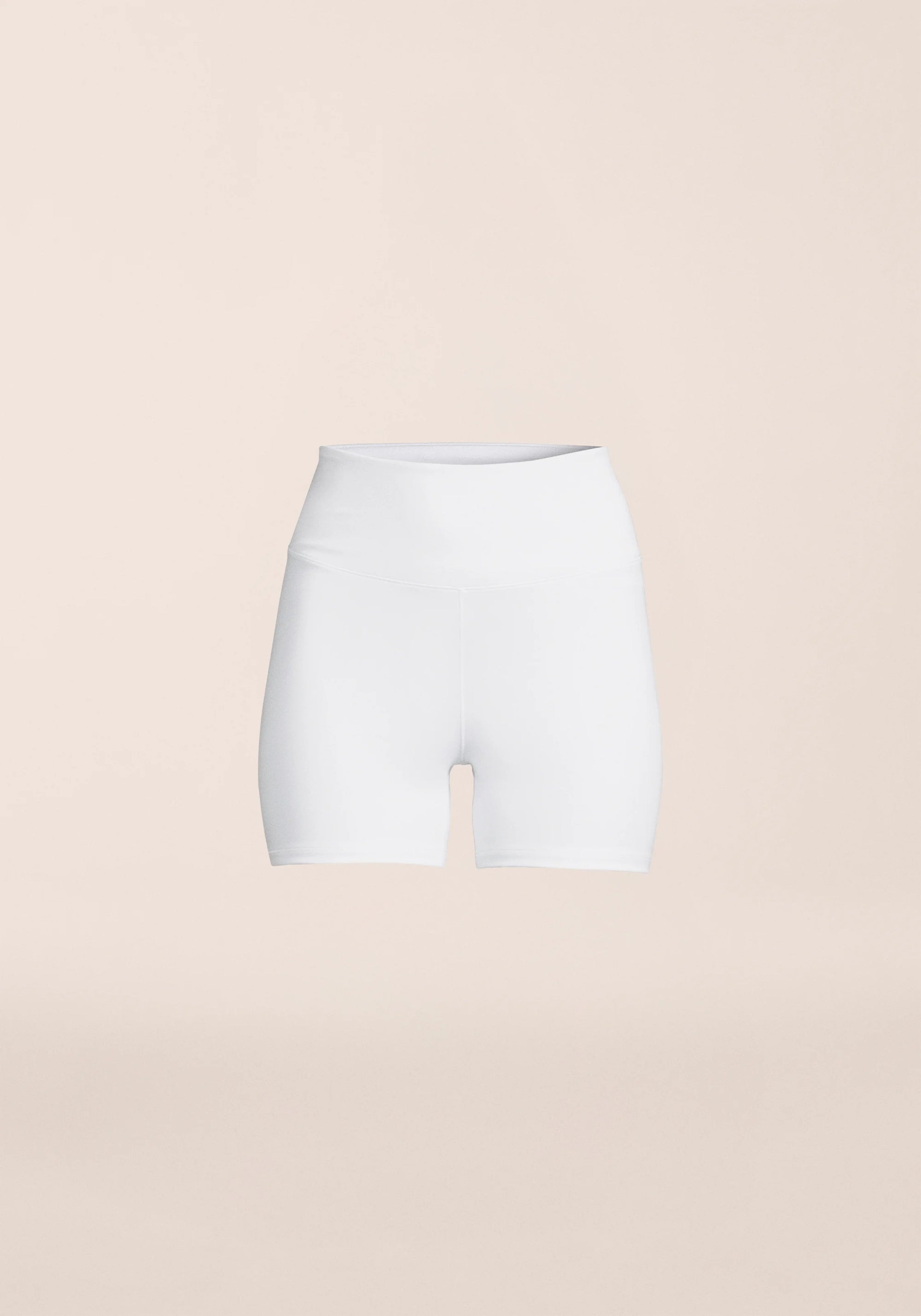 Grace High Waist Hot Pant - White