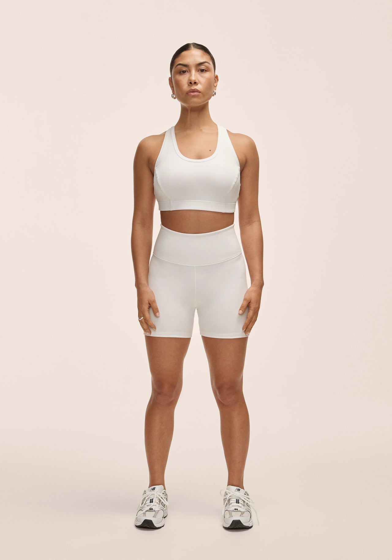 Grace High Waist Hot Pant White