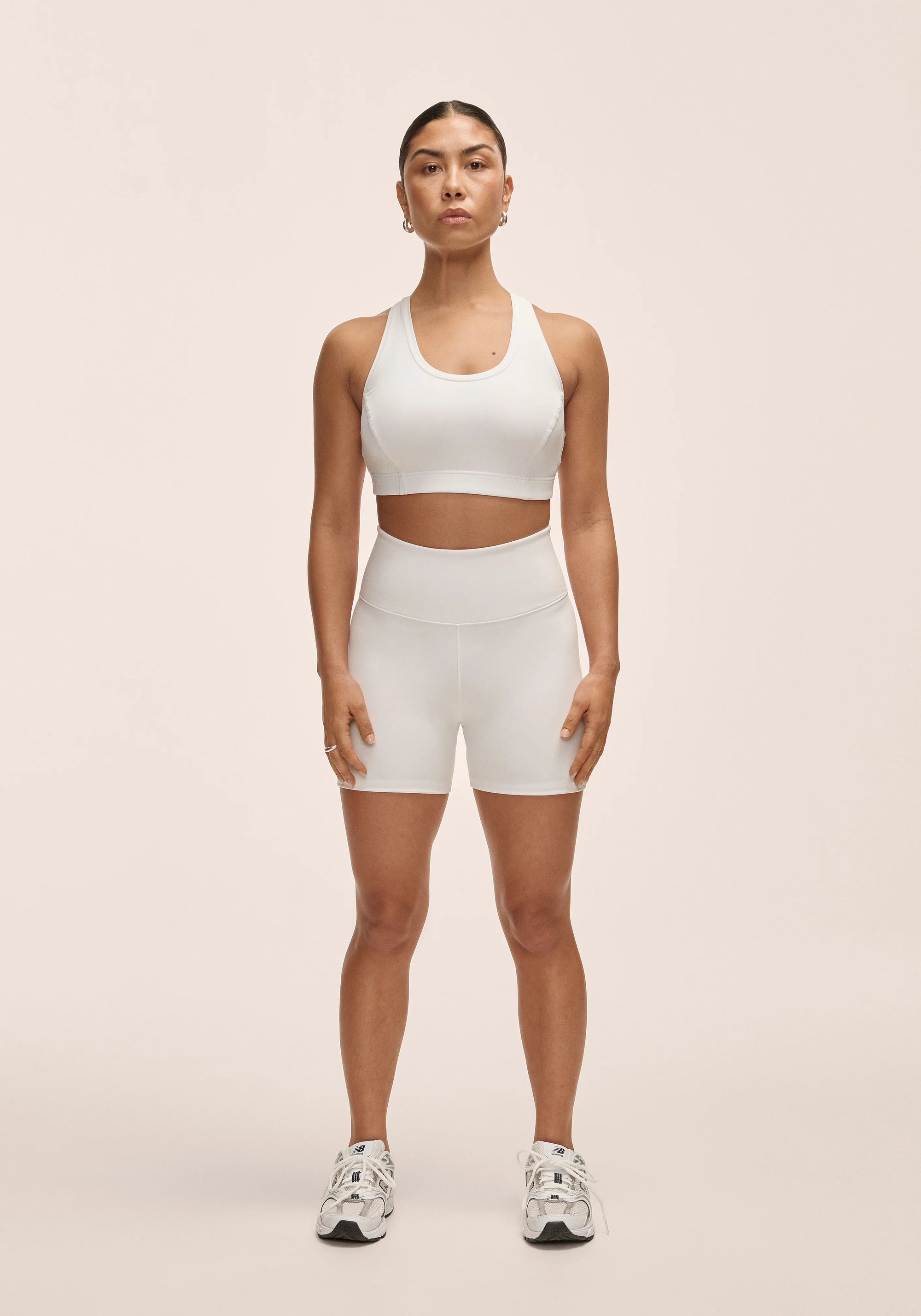 Grace High Waist Hot Pant White
