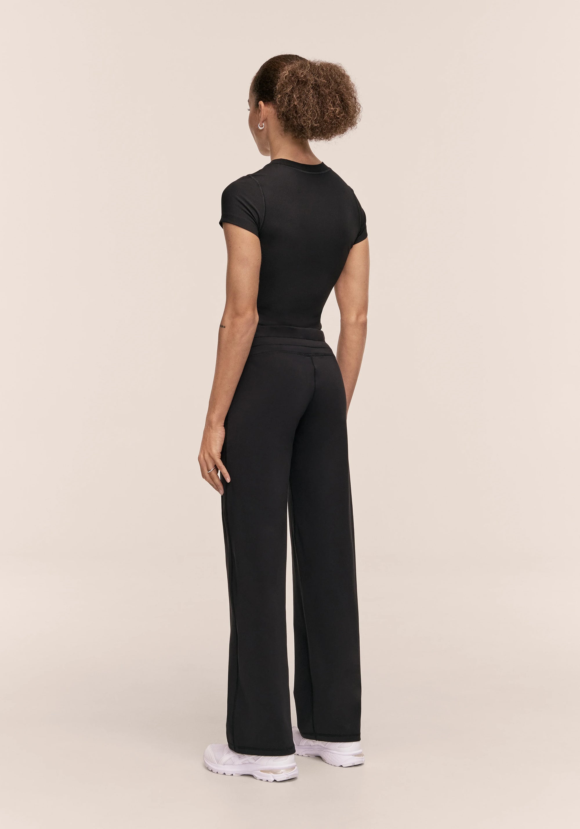 Soft Touch Straight Pant - Black