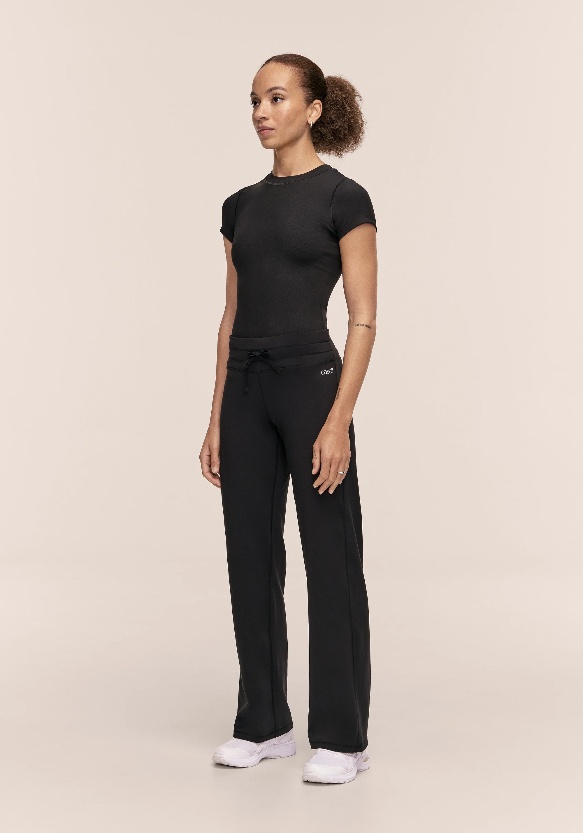 Soft Touch Straight Pant - Black