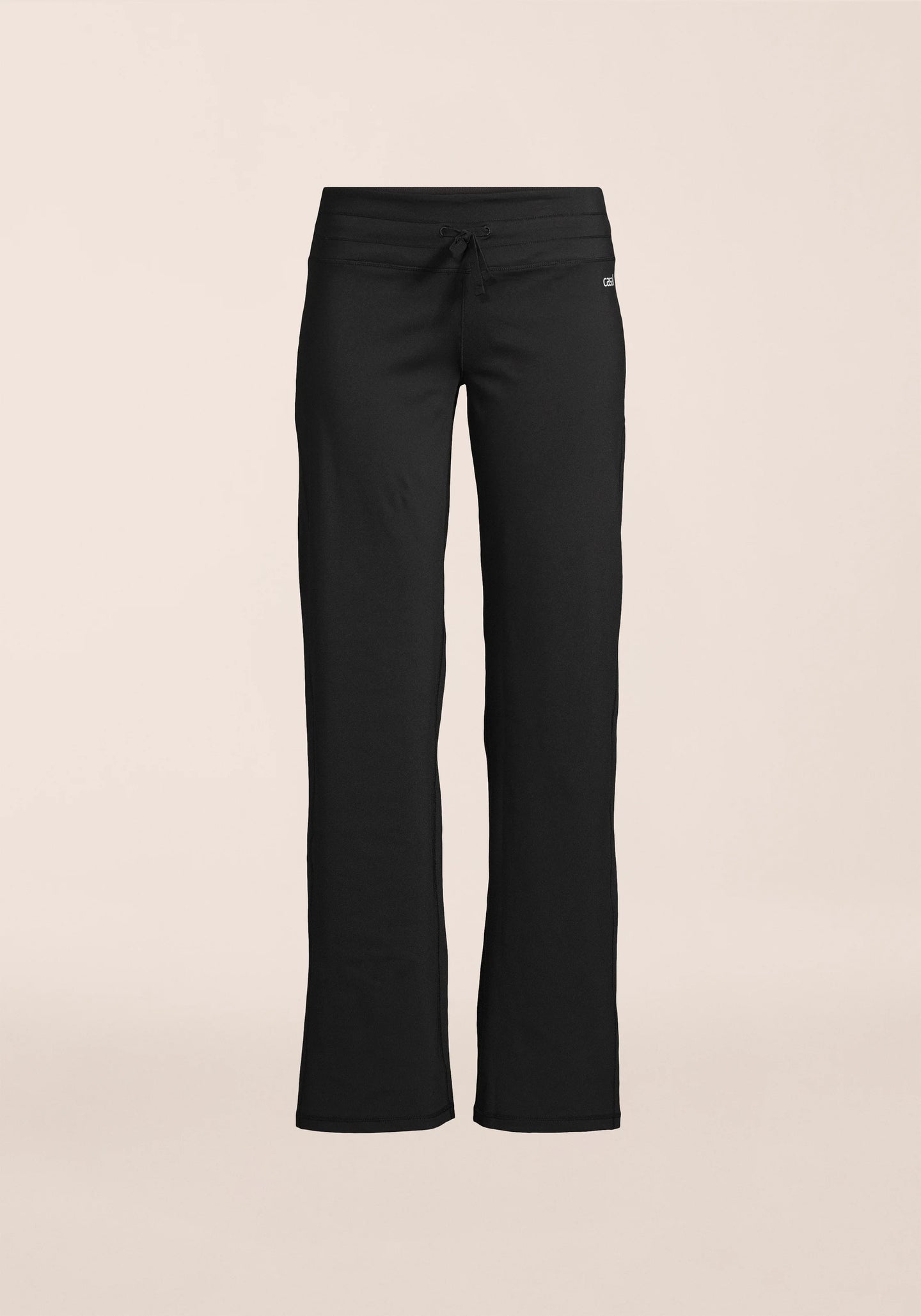 Soft Touch Straight Pant - Black