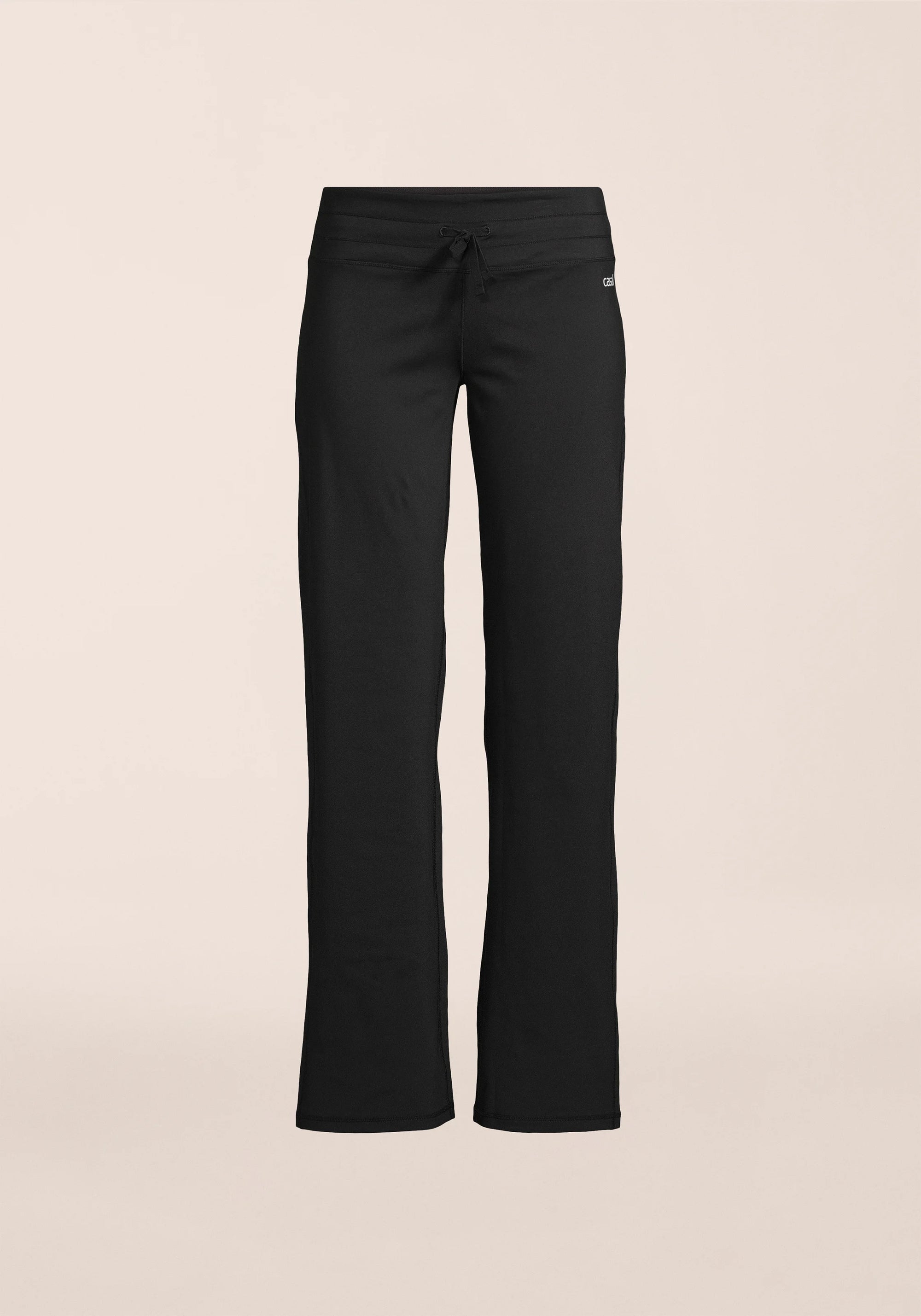 Soft Touch Straight Pant - Black