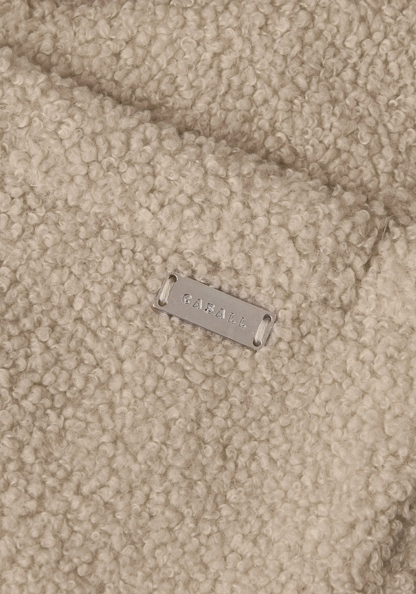 Sherpa Short Zip Jacket - Ecru