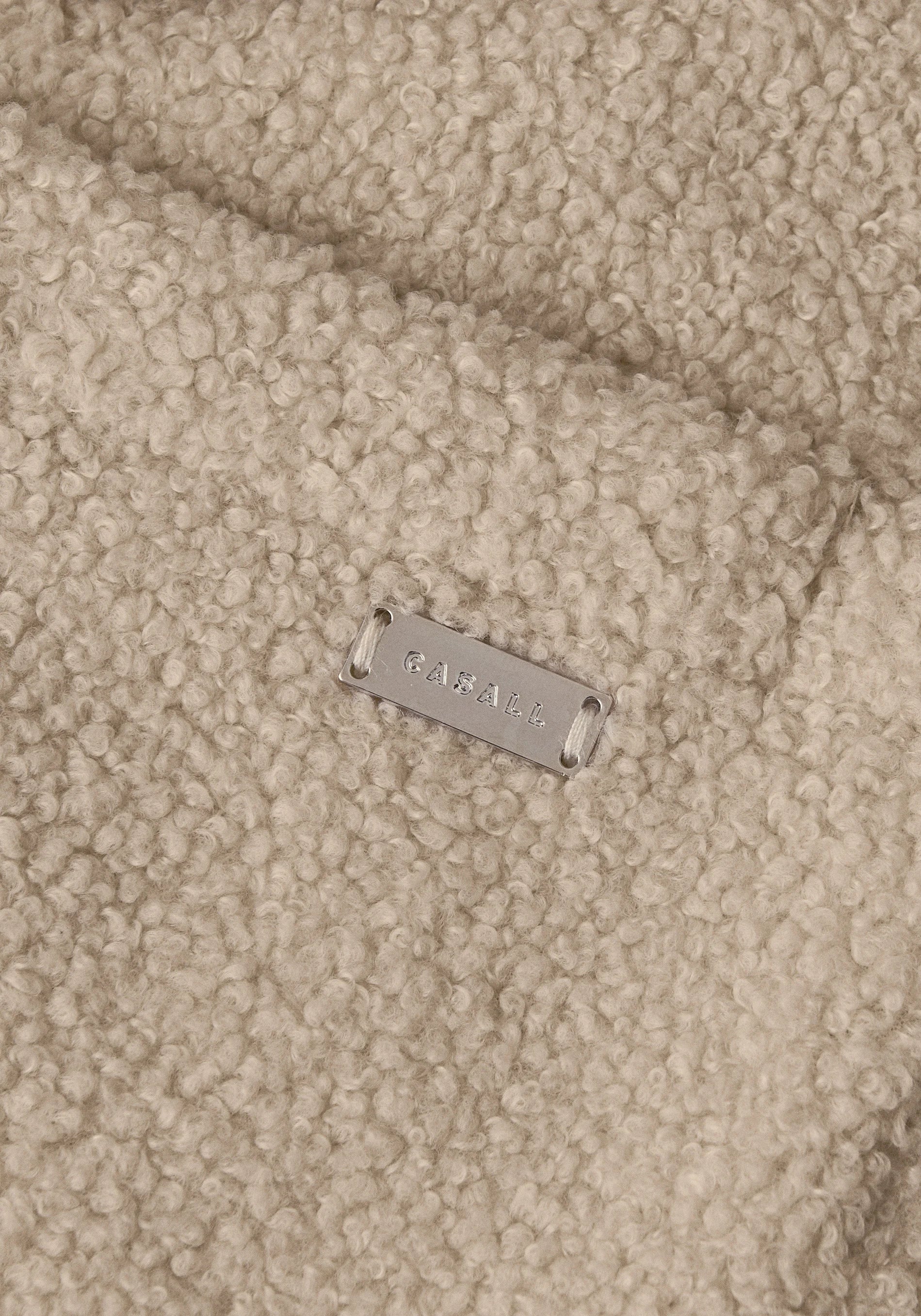 Sherpa Short Zip Jacket - Ecru