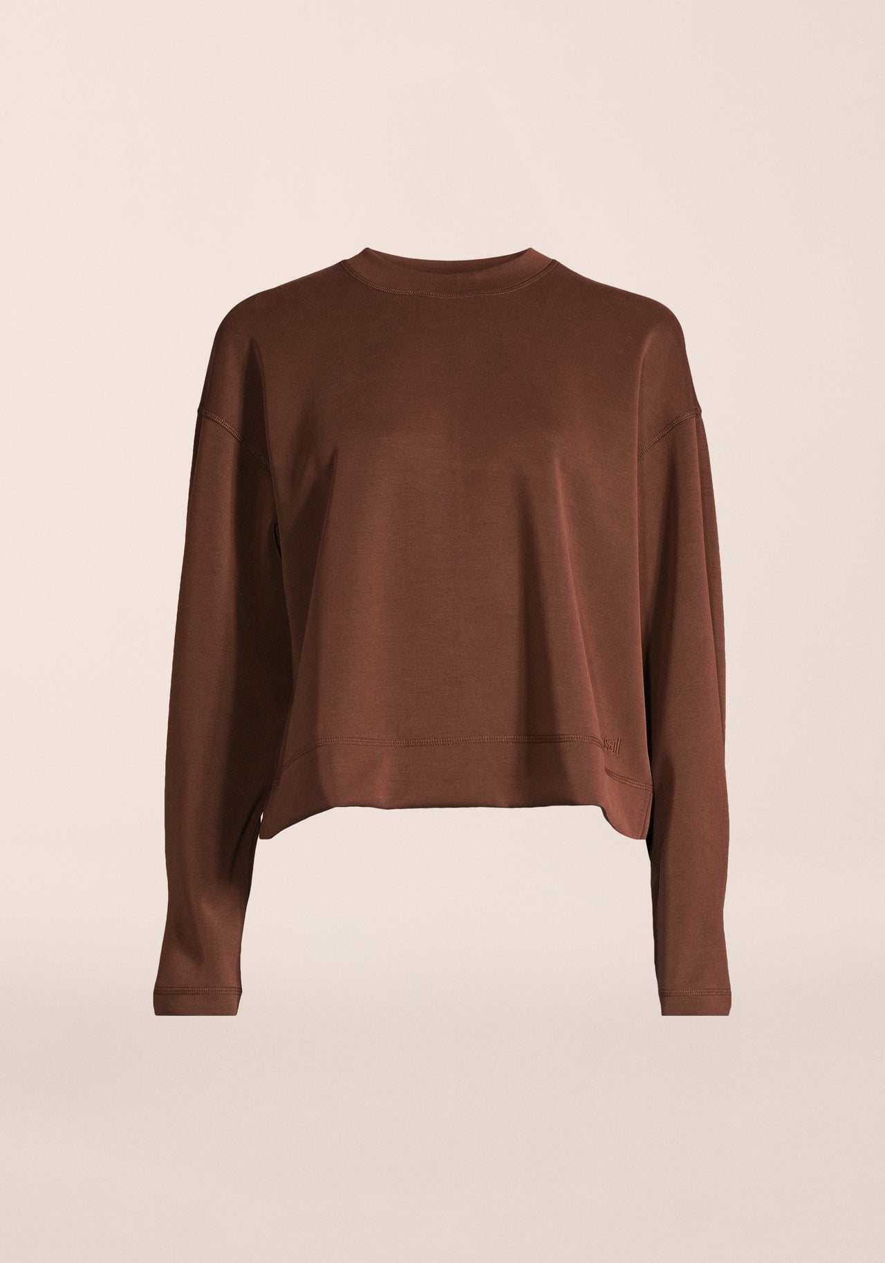 Peachy Crew Neck - Dark Brown