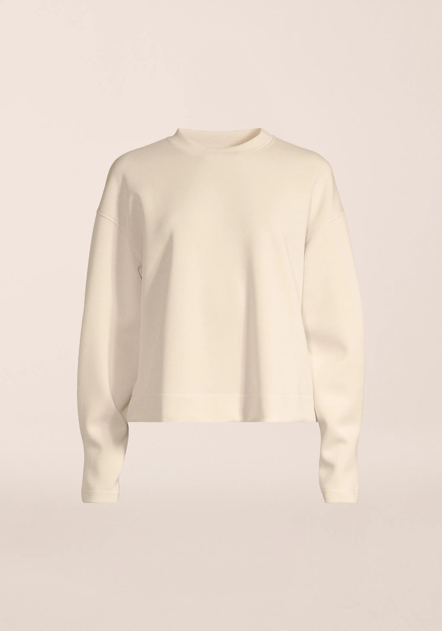 Peachy Crew Neck - Lamb White