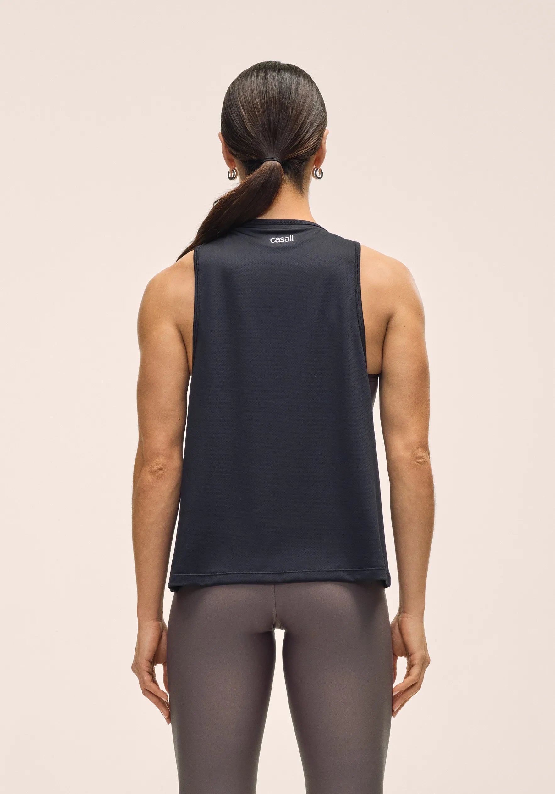 Laser Mesh Flow Tank - Black