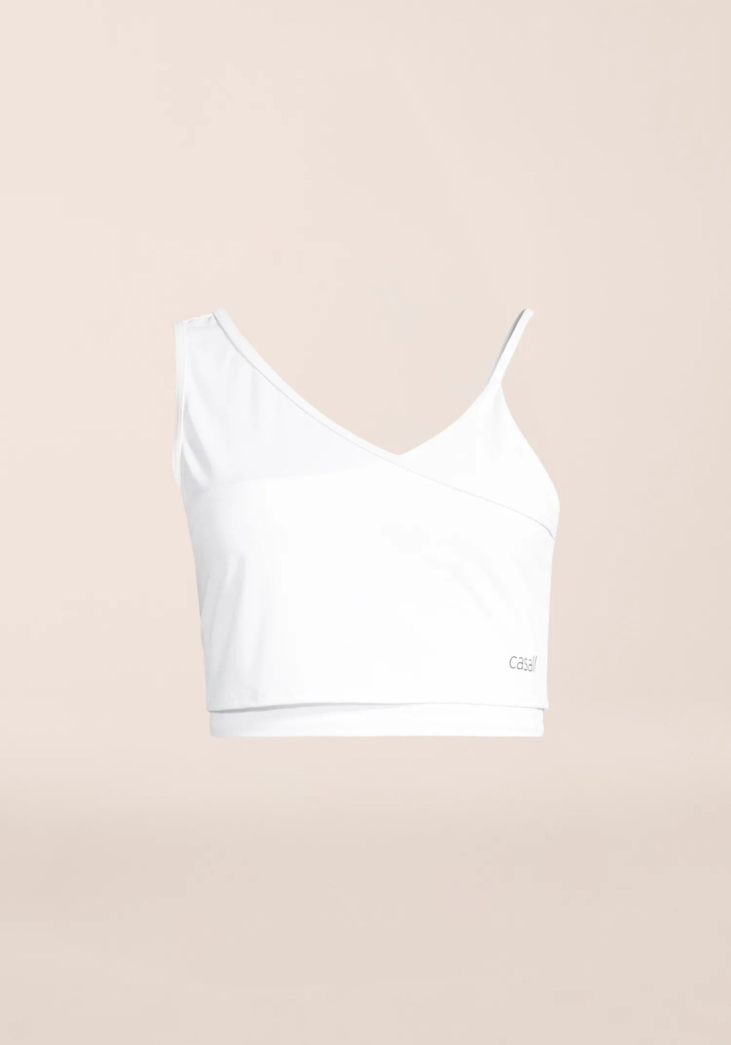 Asymmetry Sports Top - White