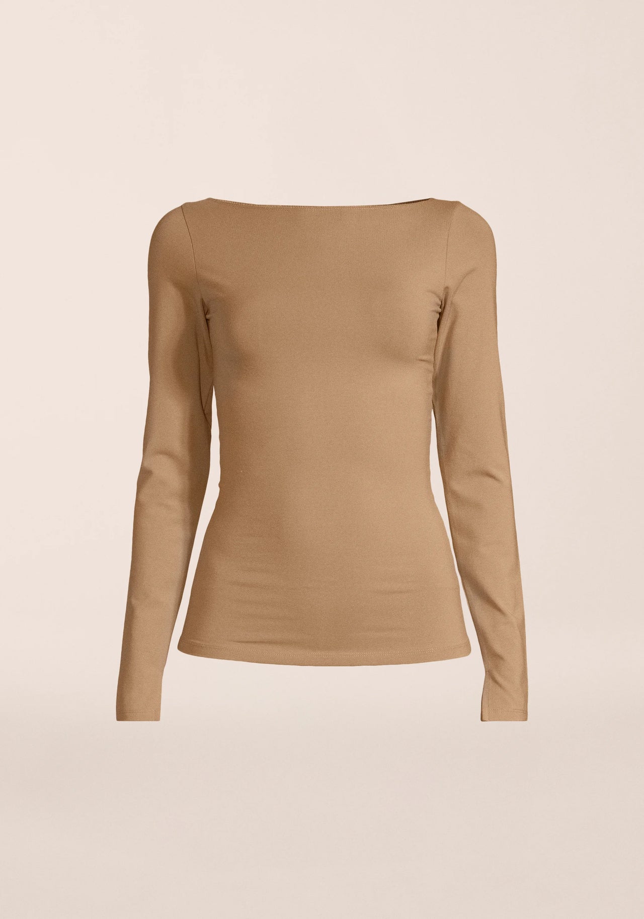 Sublime Boatneck Long Sleeve - Light Khaki