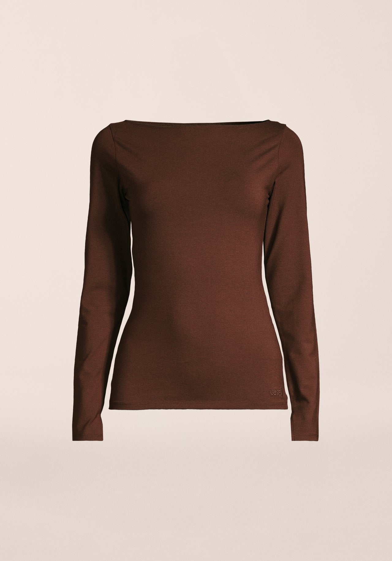 Sublime Boatneck Long Sleeve - Dark Brown