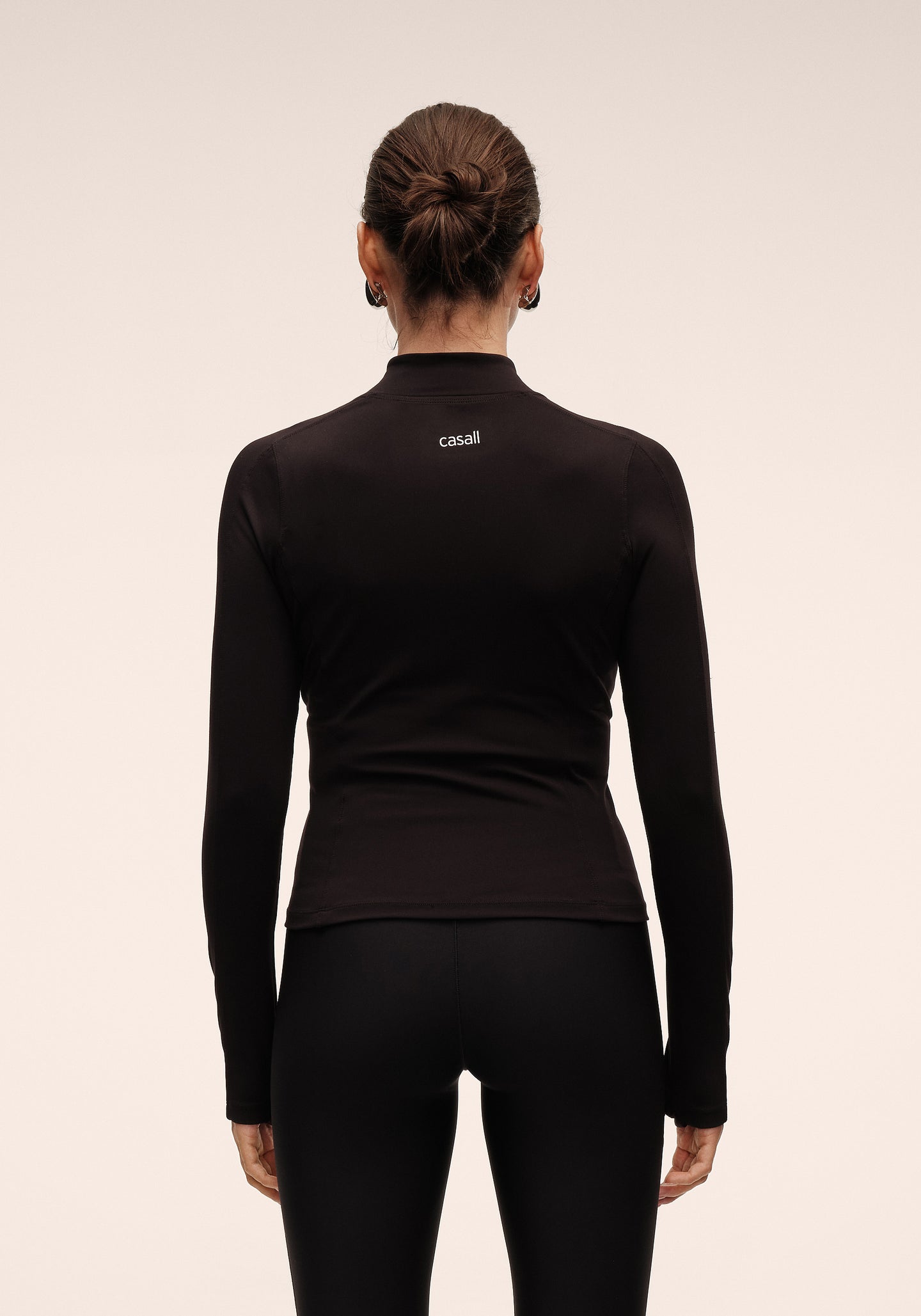 Soft Touch Zip Jacket - Black