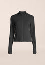 Soft Touch Zip Jacket - Black