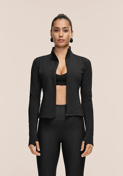 Soft Touch Zip Jacket - Black – Casall