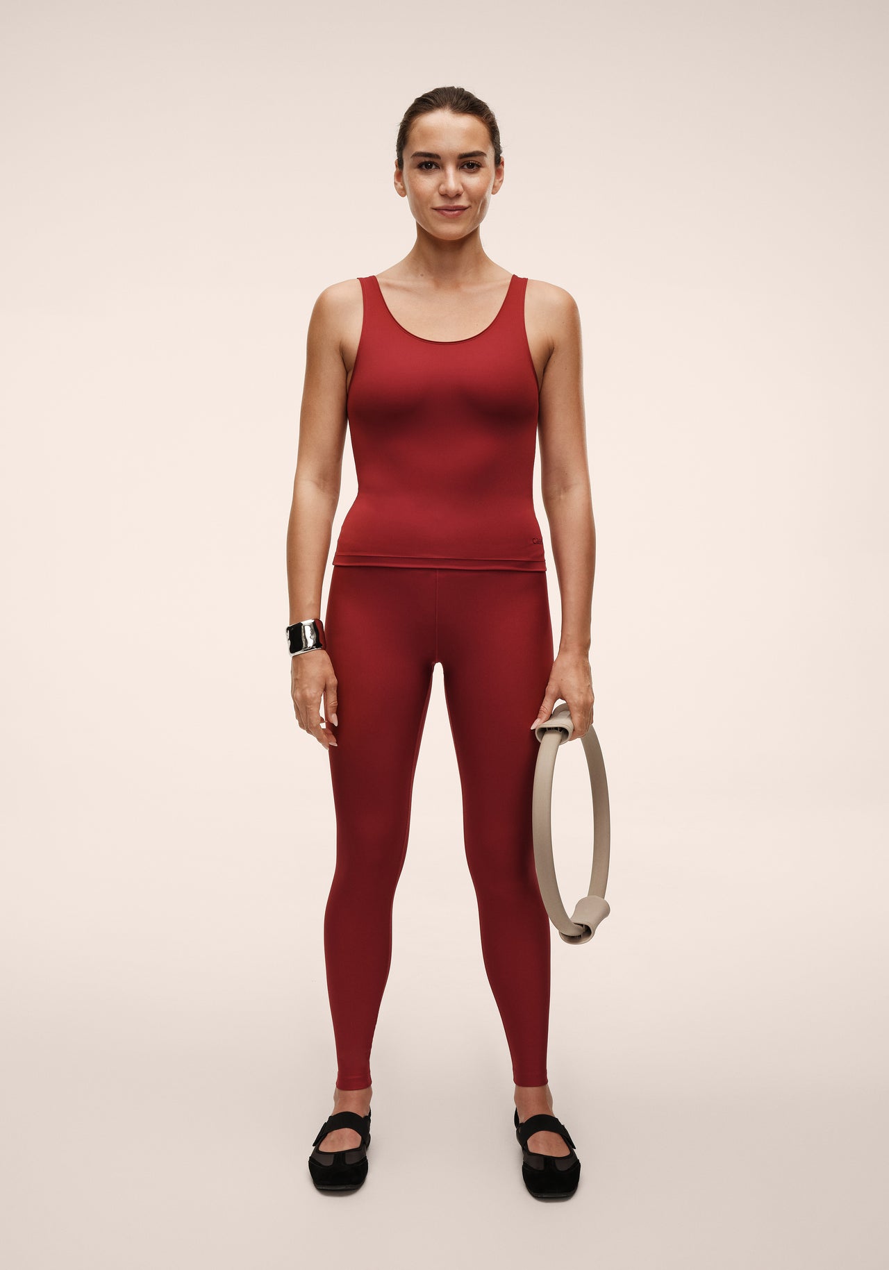 Scoop Tank - Maroon Red