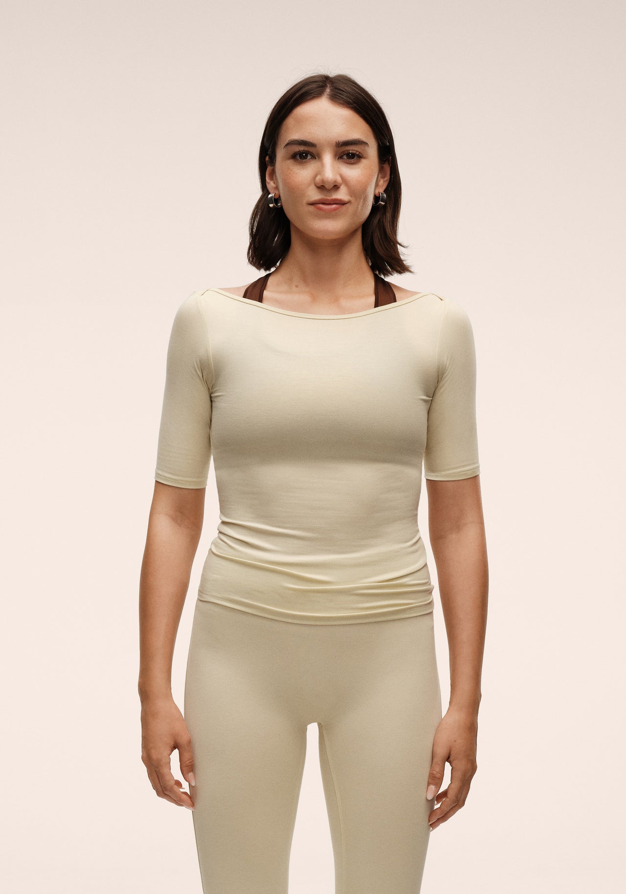 Delight Boatneck Tee - Green Haze