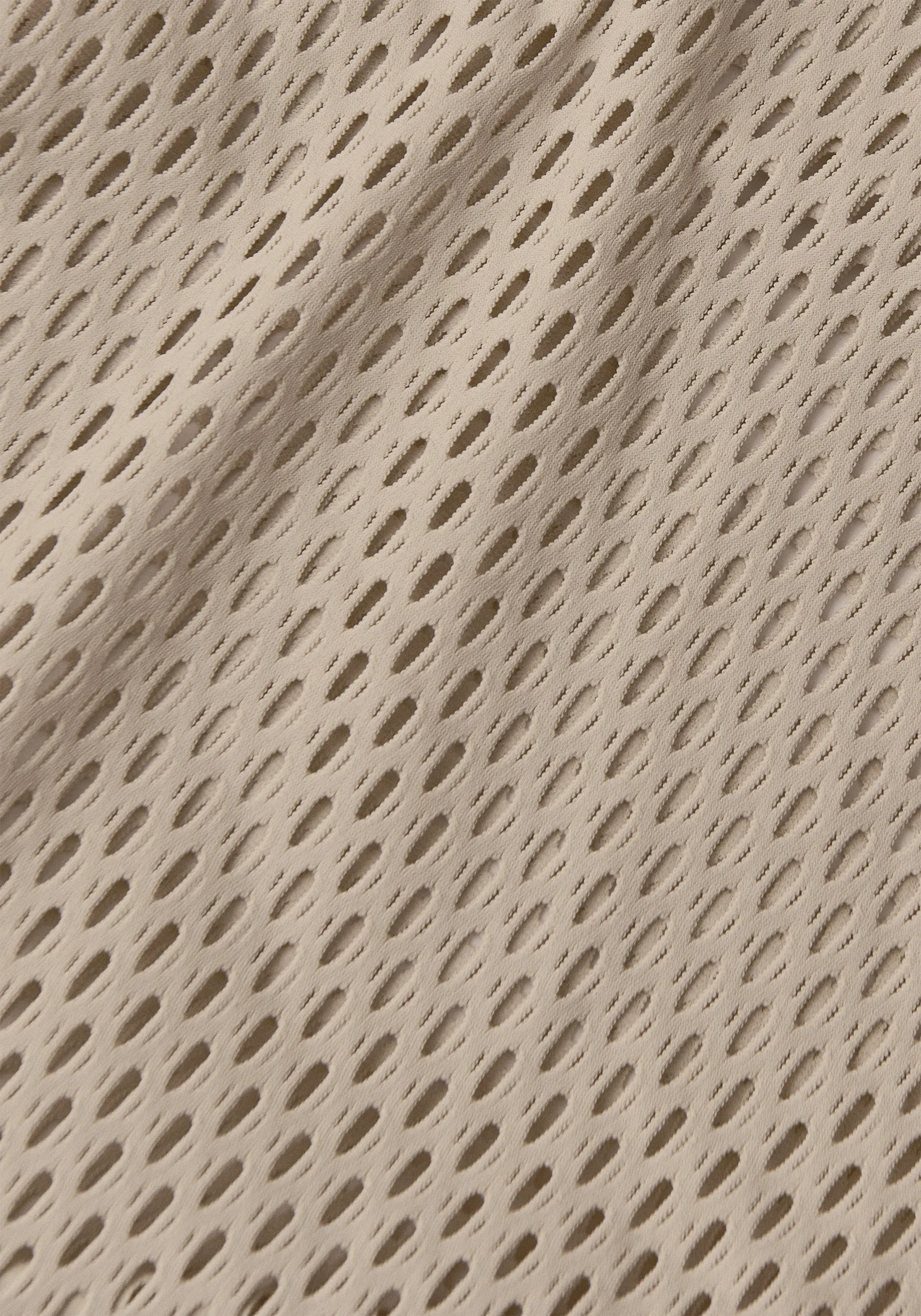 Open Mesh Longsleeve - Ecru