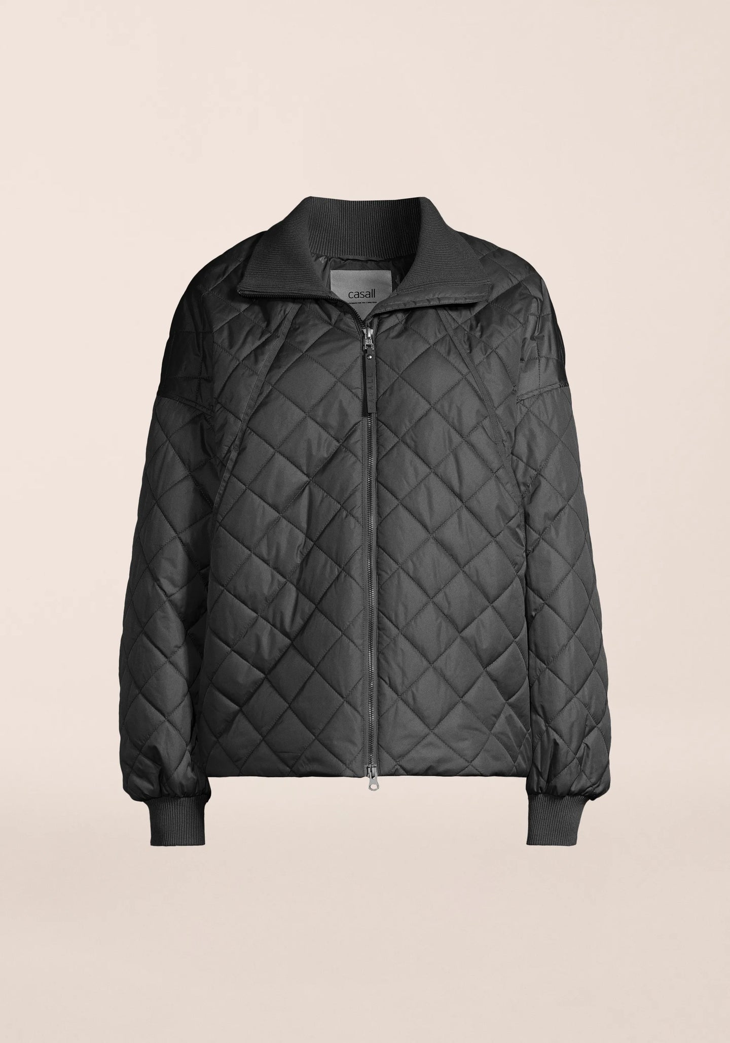 Nordic Quilted Jacket - Black