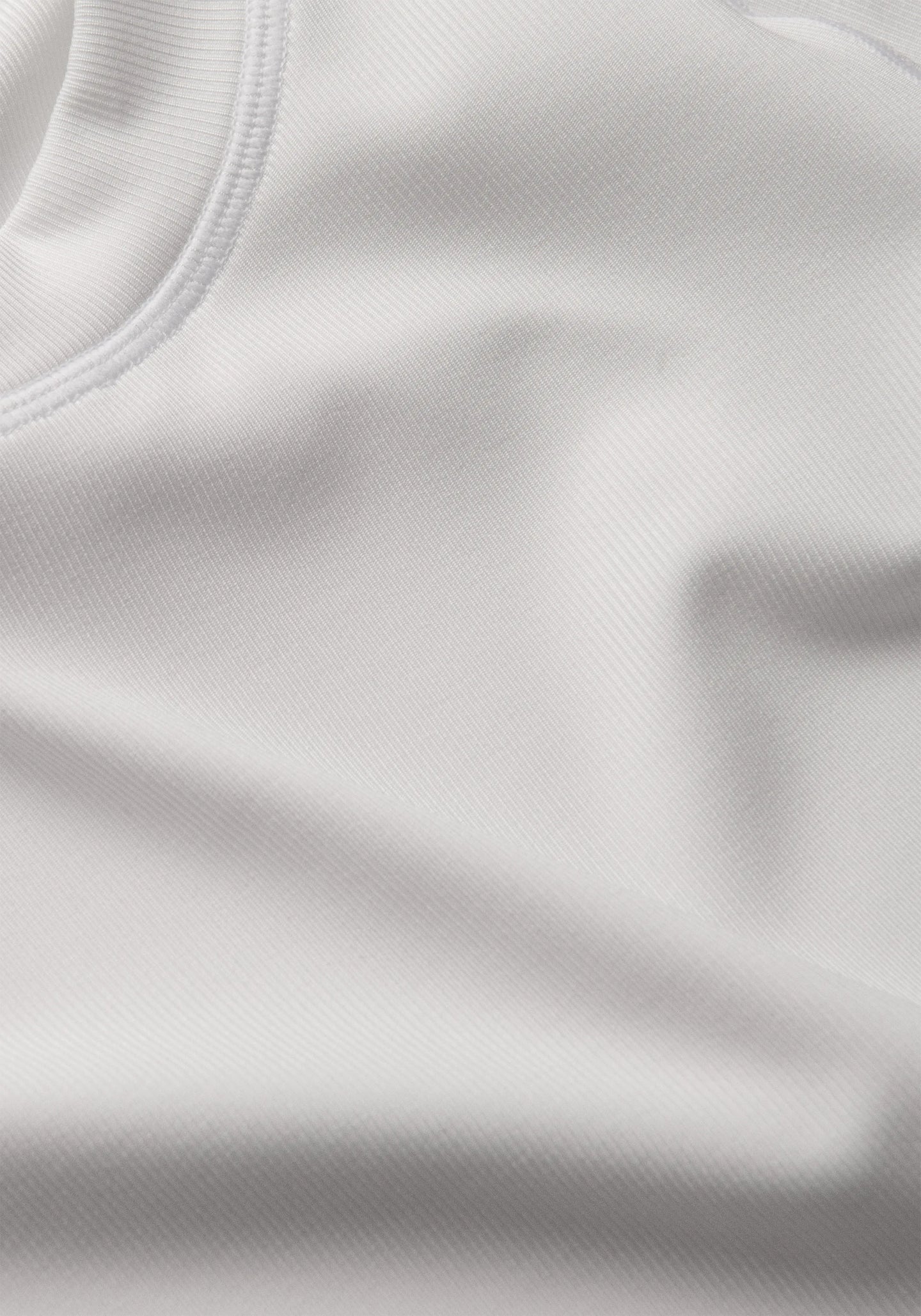 Defined Rib Tee - White