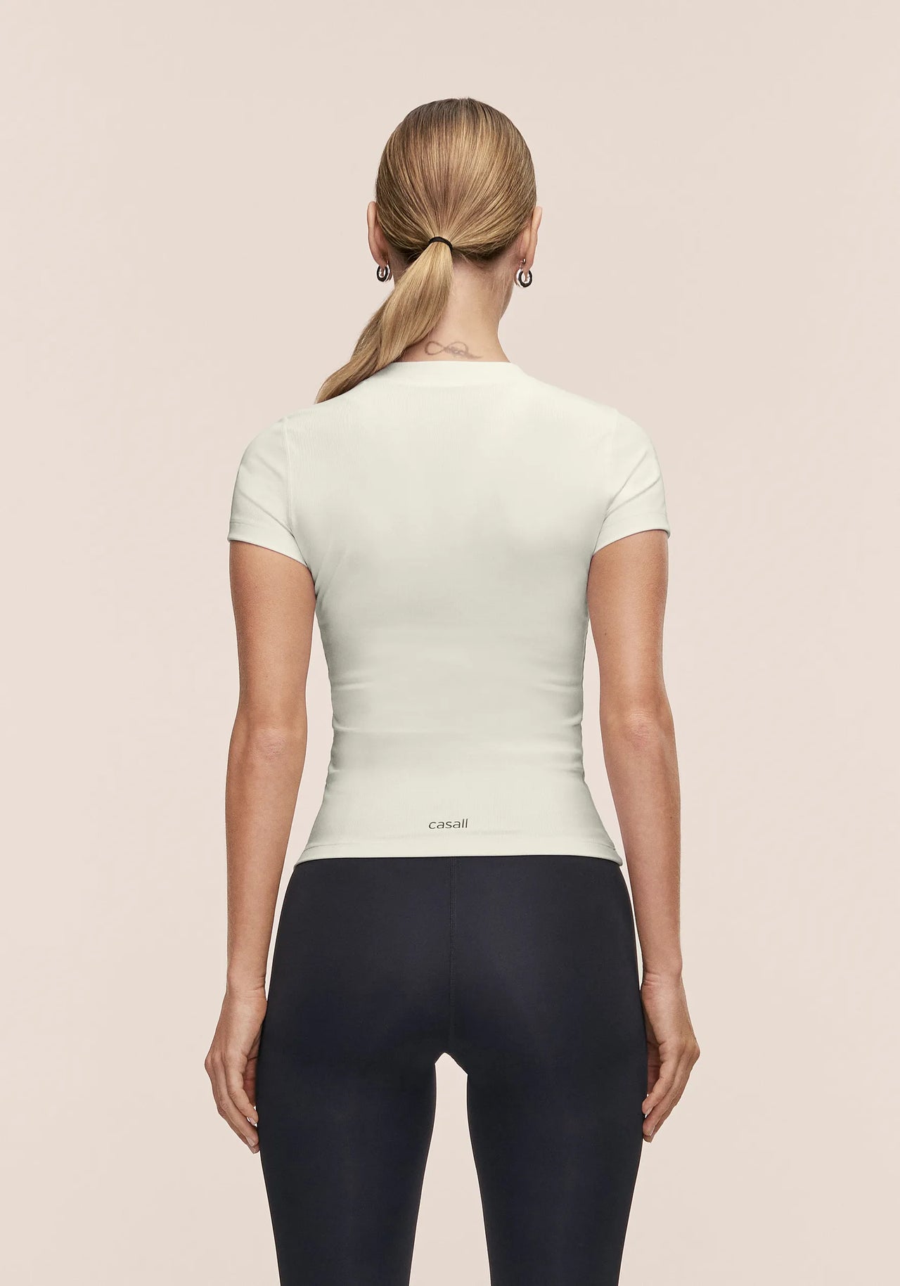 Defined Rib Tee - Misty Green