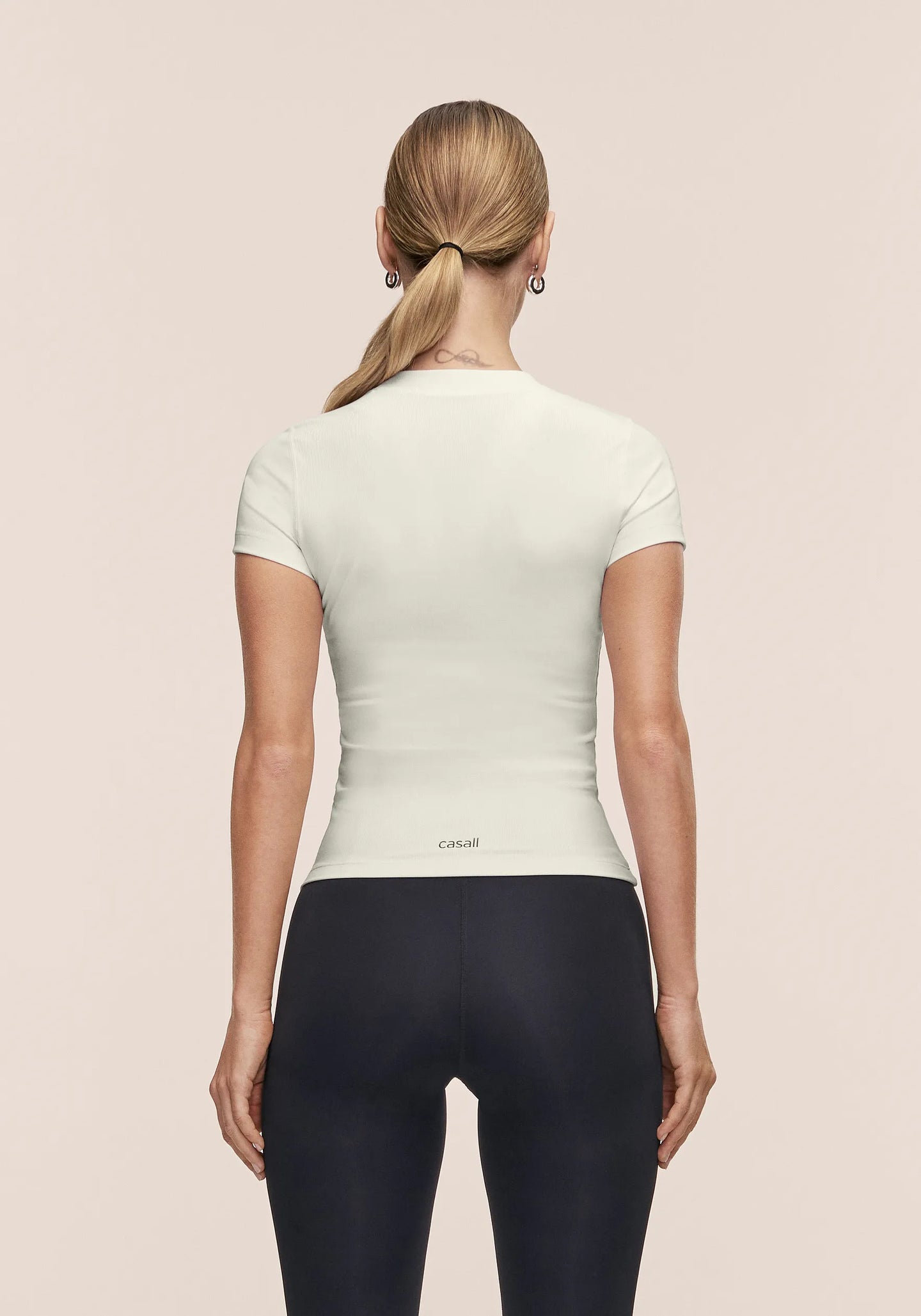 Defined Rib Tee - Misty Green
