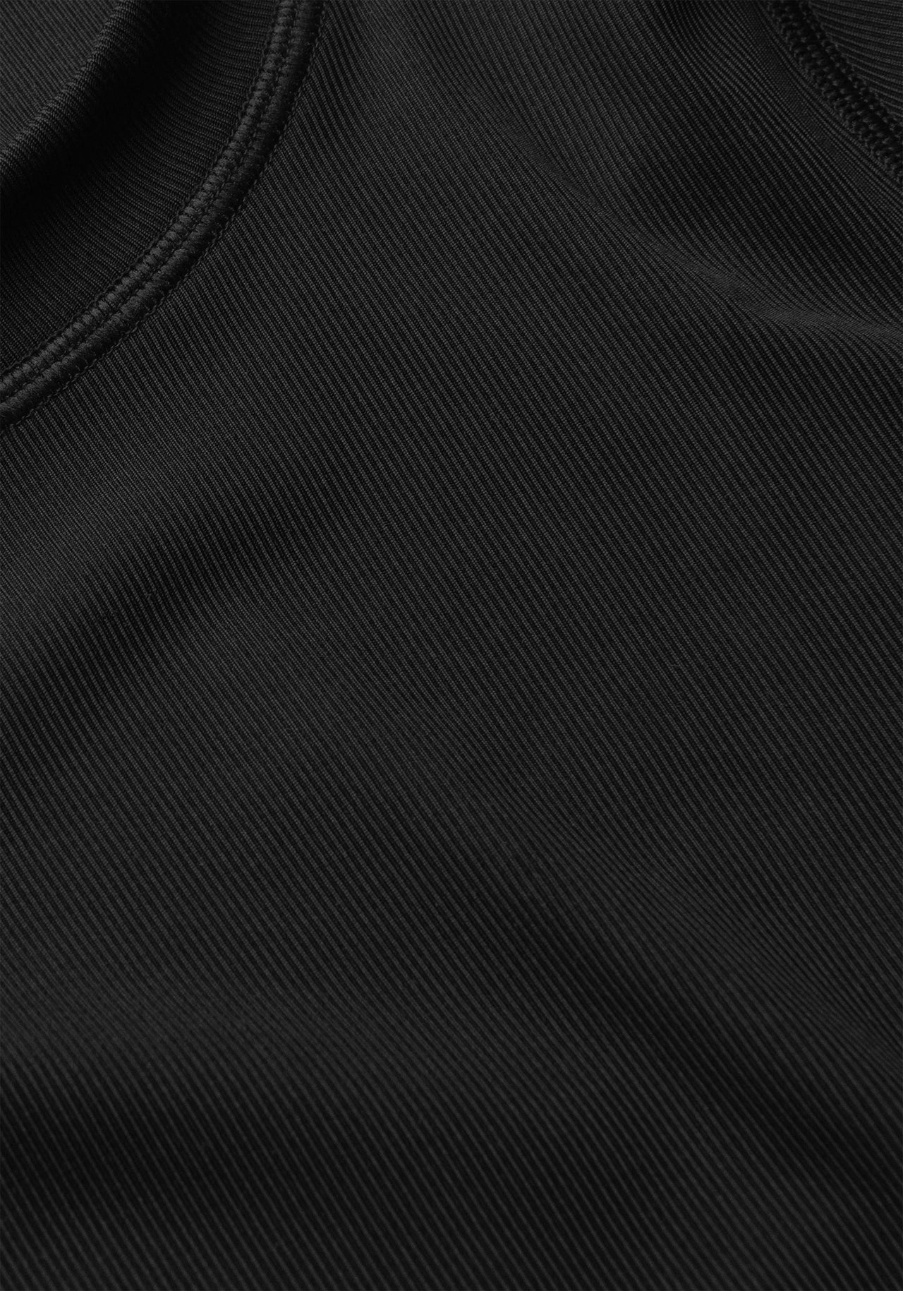 Defined Rib Tee - Black