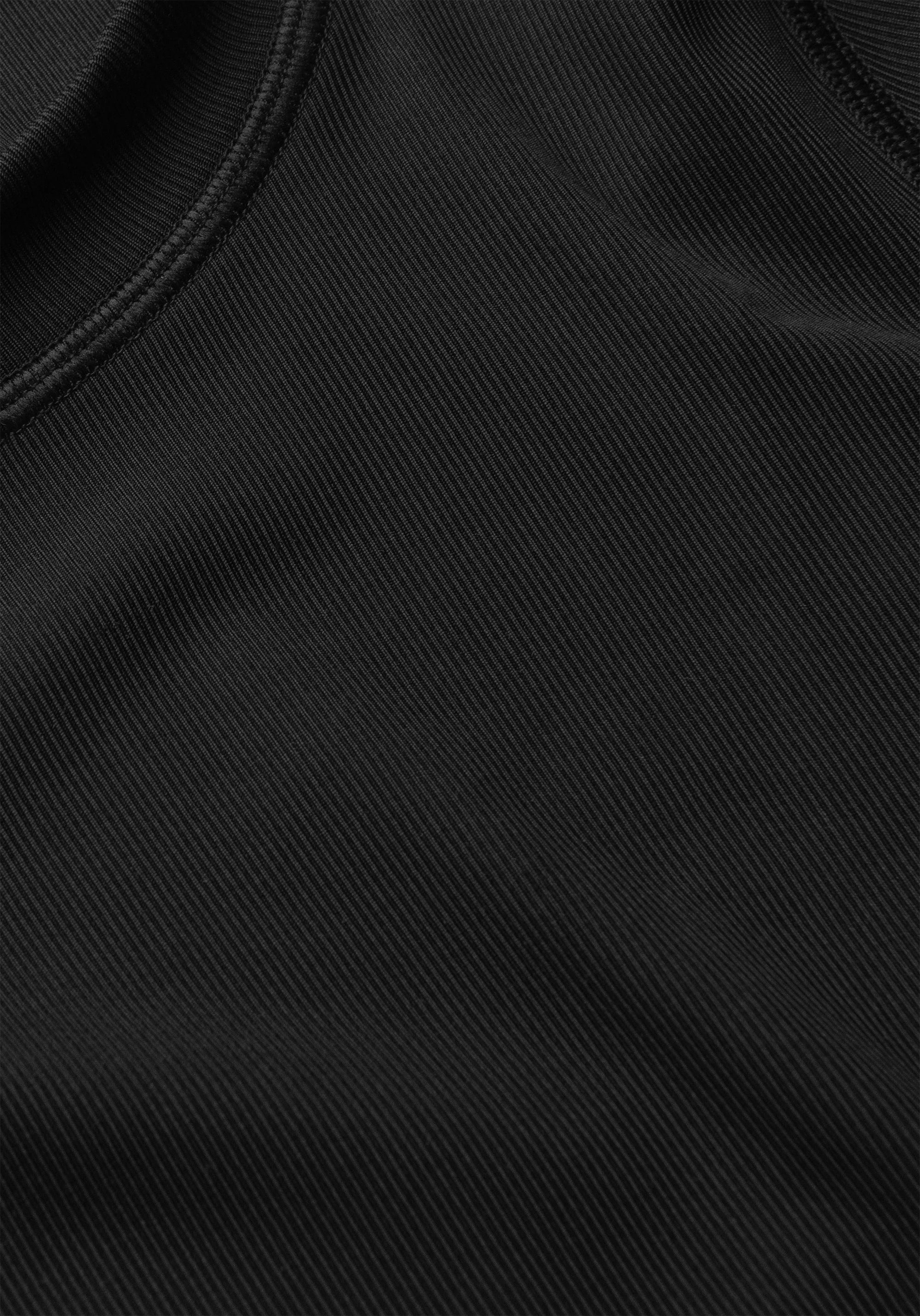 Defined Rib Tee - Black