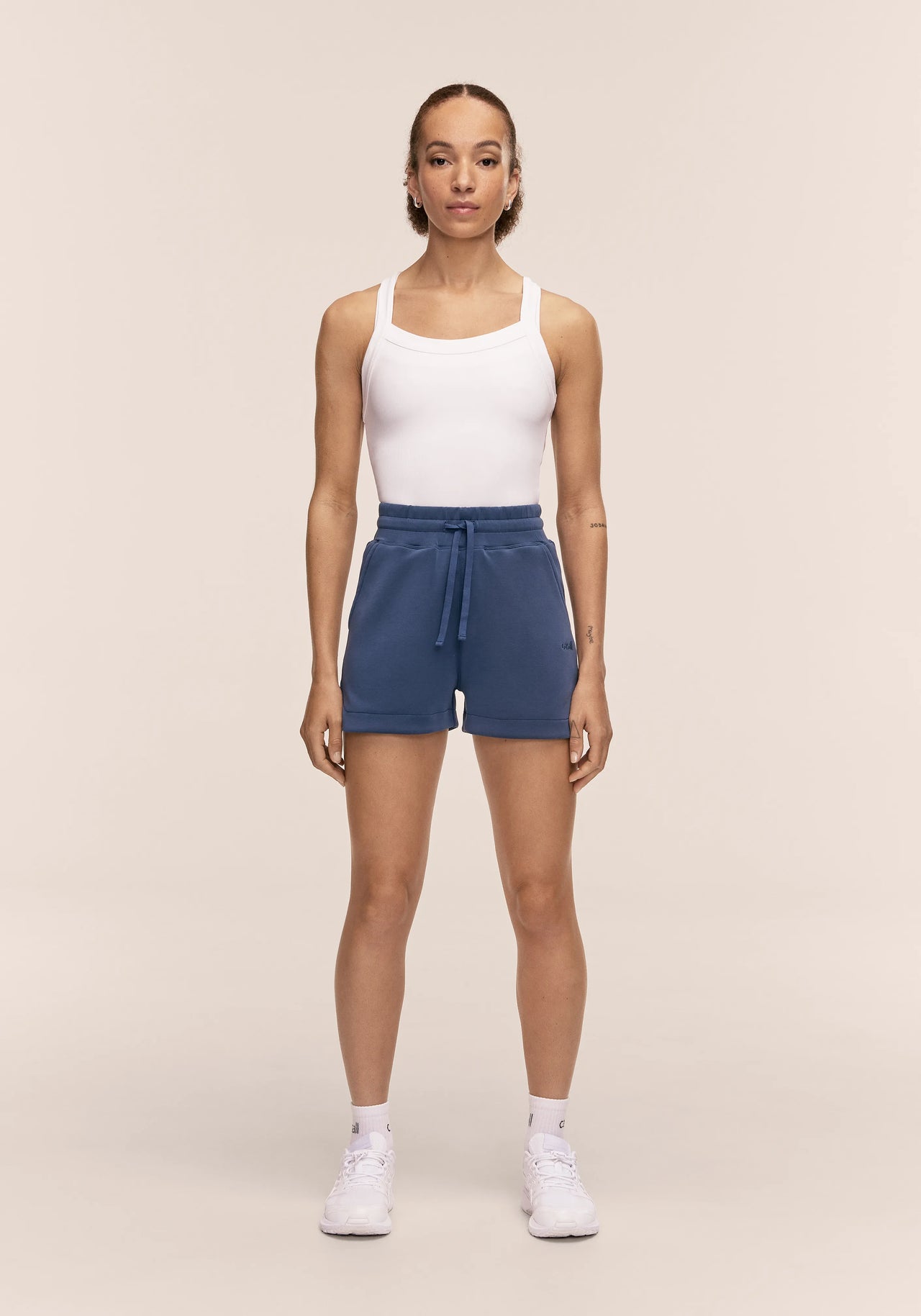 Defined Rib Tank - White