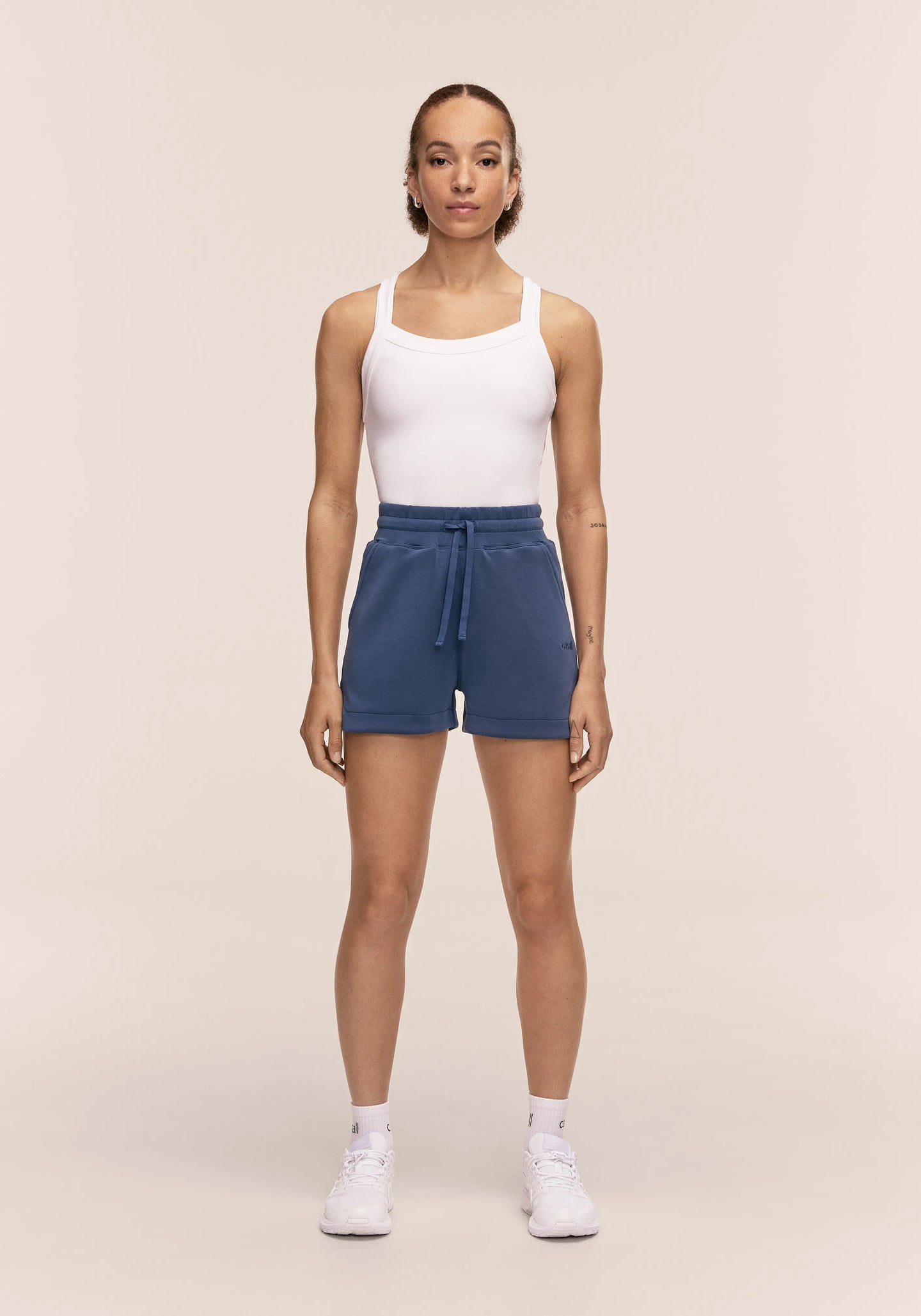 Defined Rib Tank - White