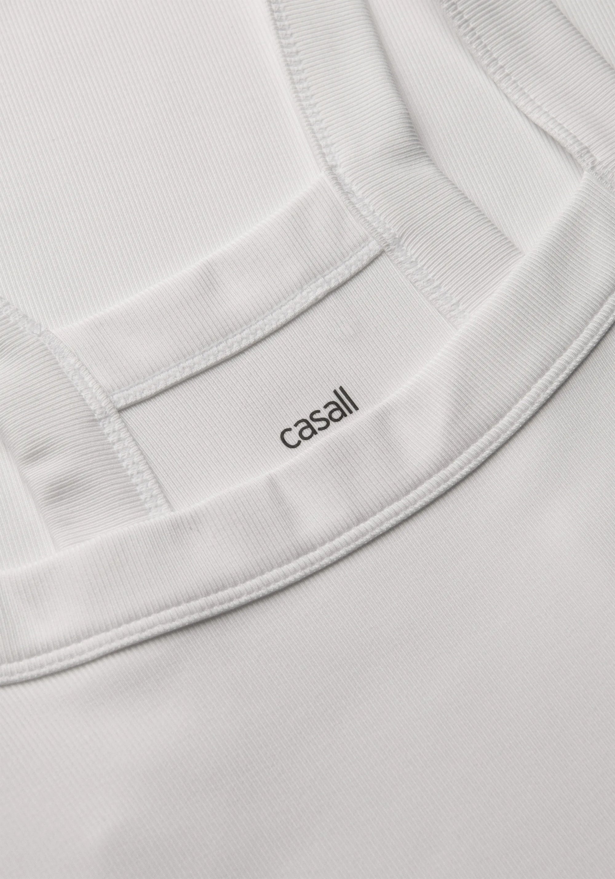 Defined Rib Tank - White