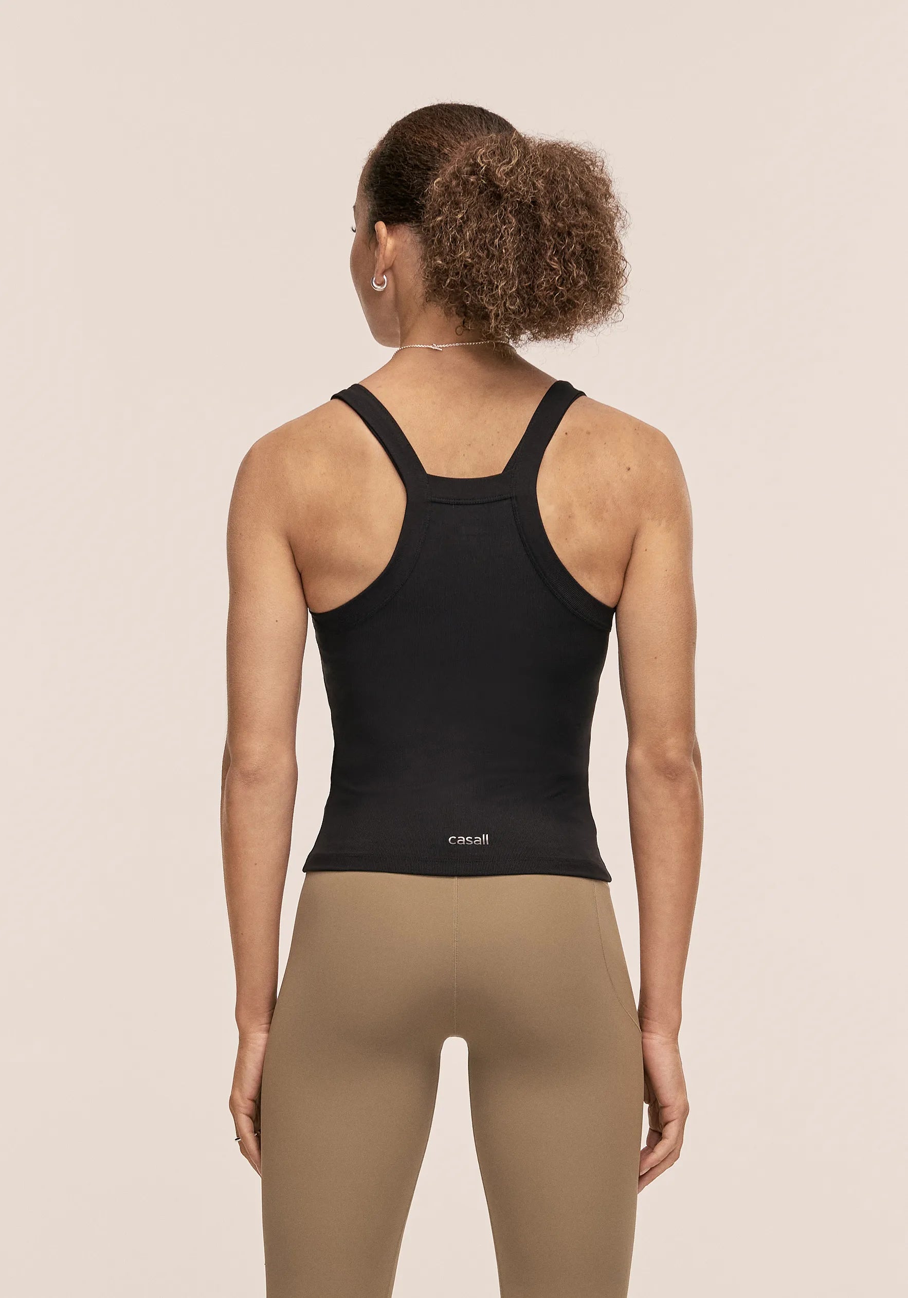 Defined Rib Tank - Black