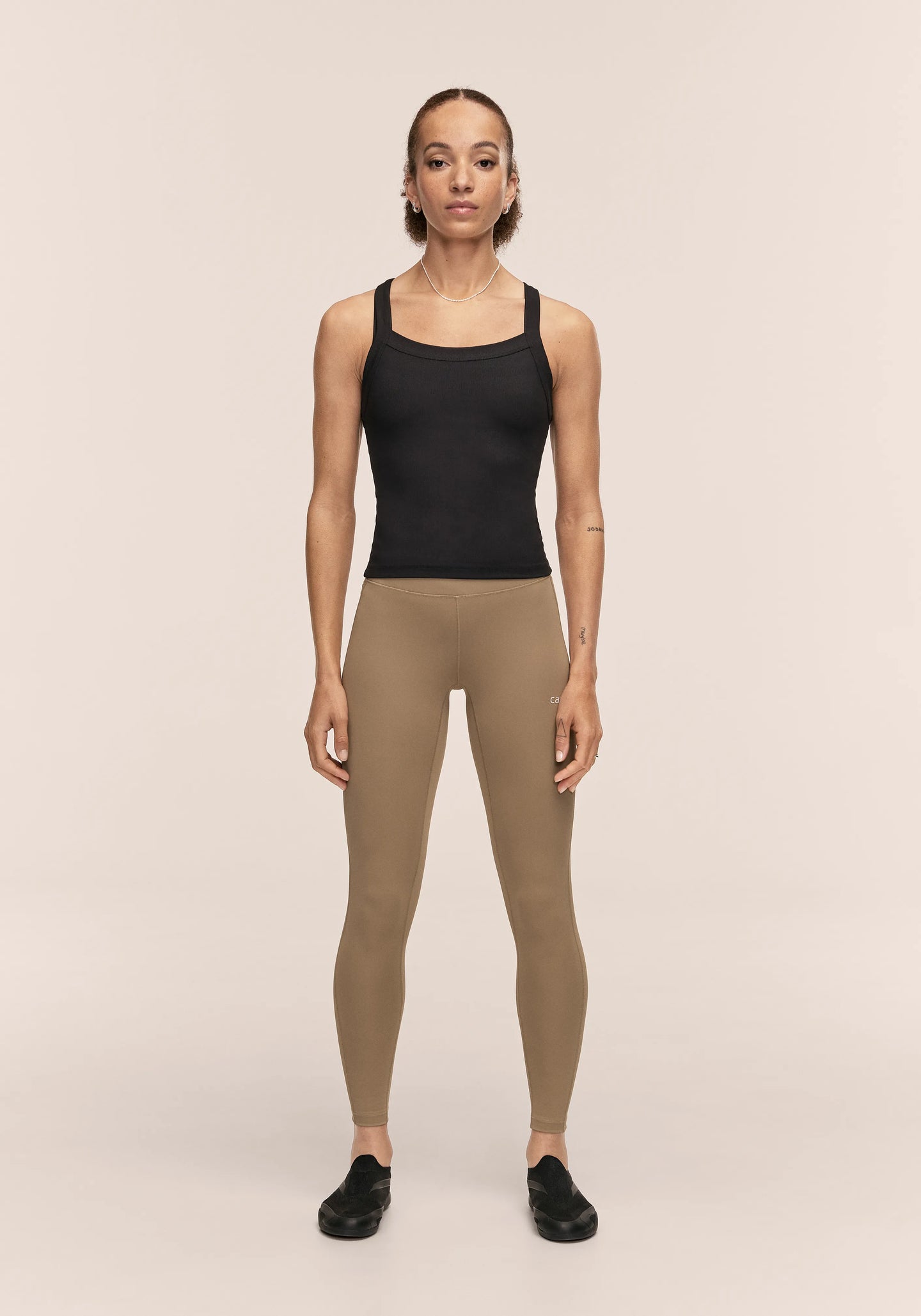 Defined Rib Tank - Black