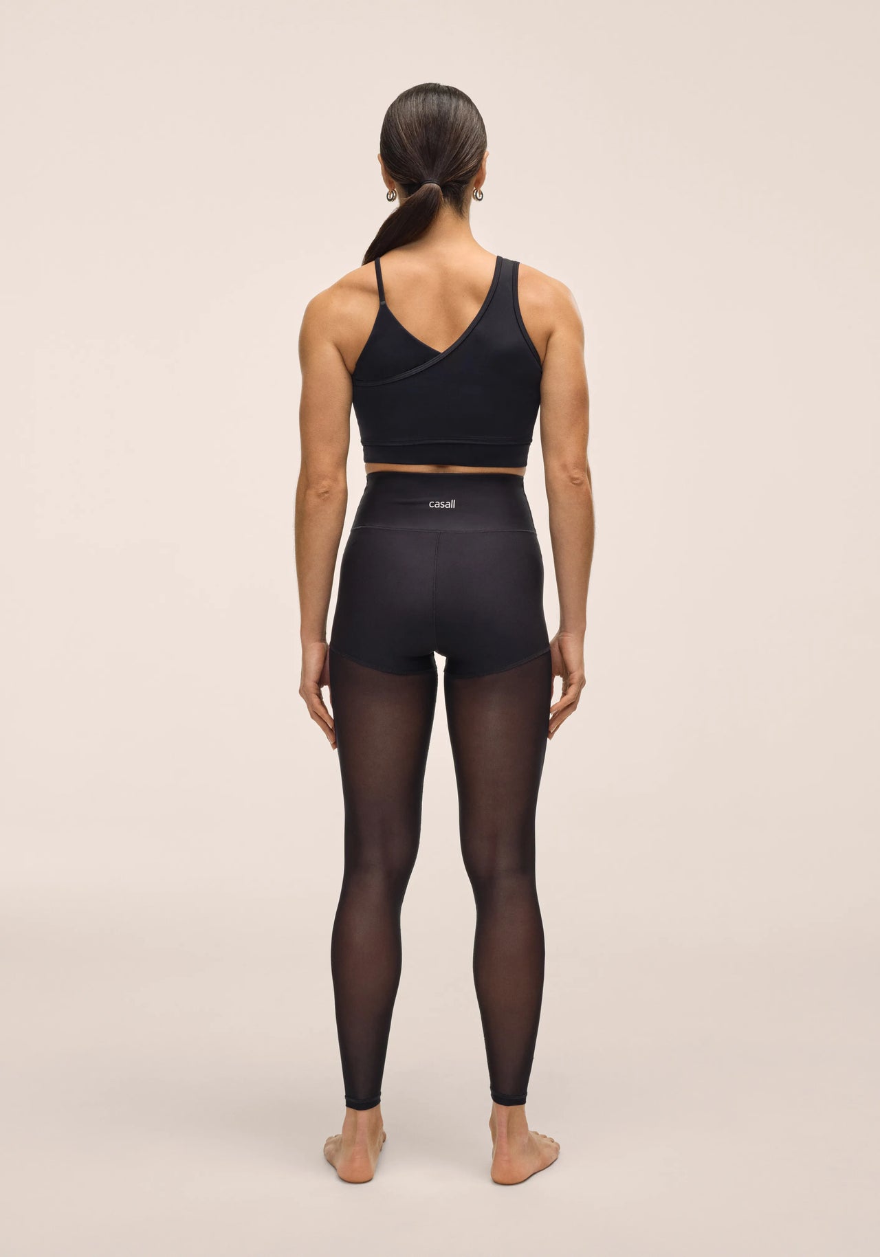 Power Mesh Studio Tights - Black