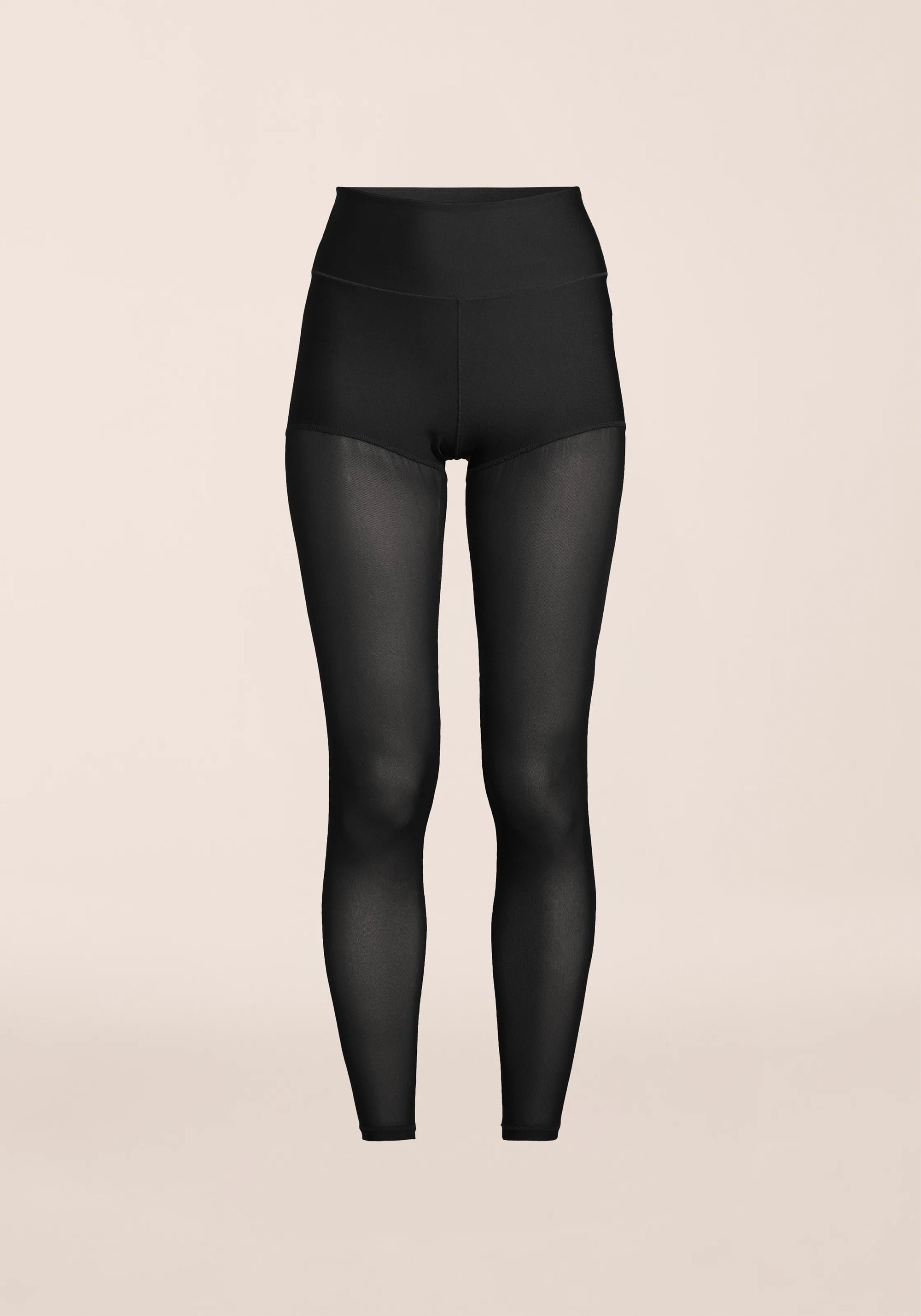 Power Mesh Studio Tights - Black