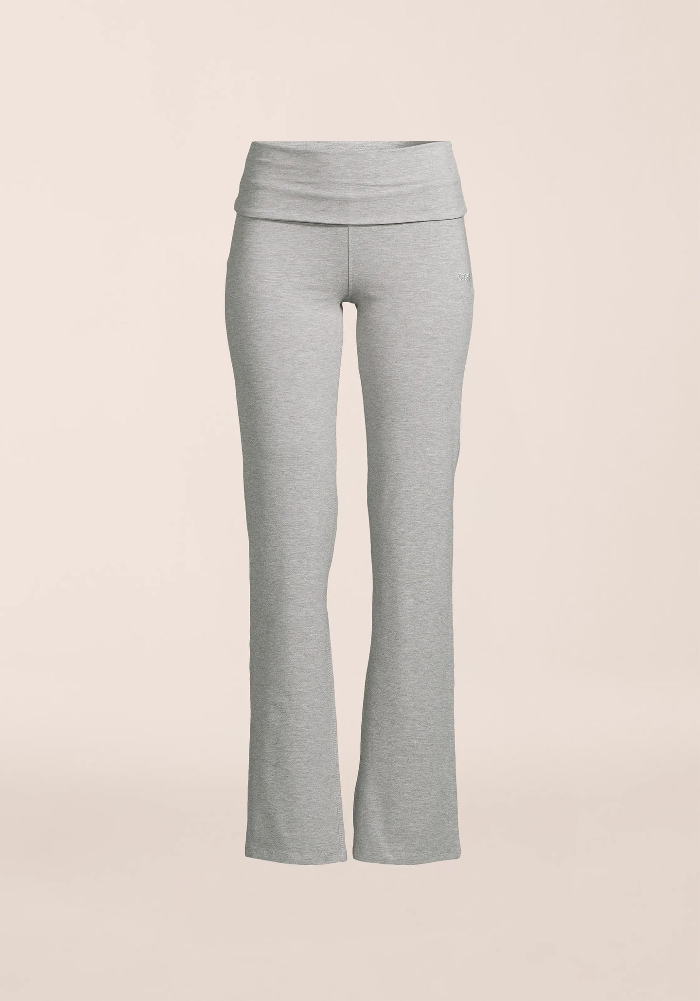 Sublime Folded Flare Pants - Grey Melange