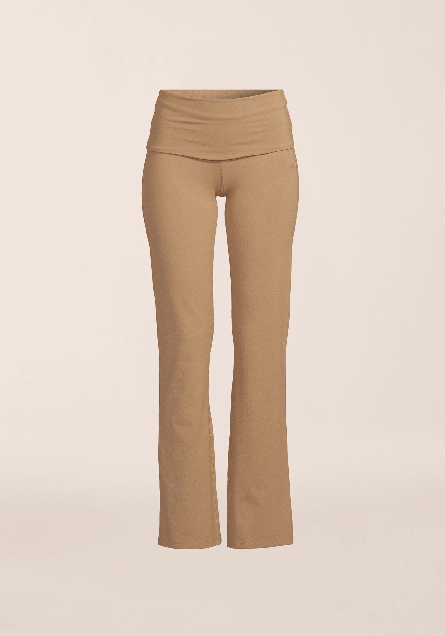 Sublime Folded Flare Pants - Light Khaki