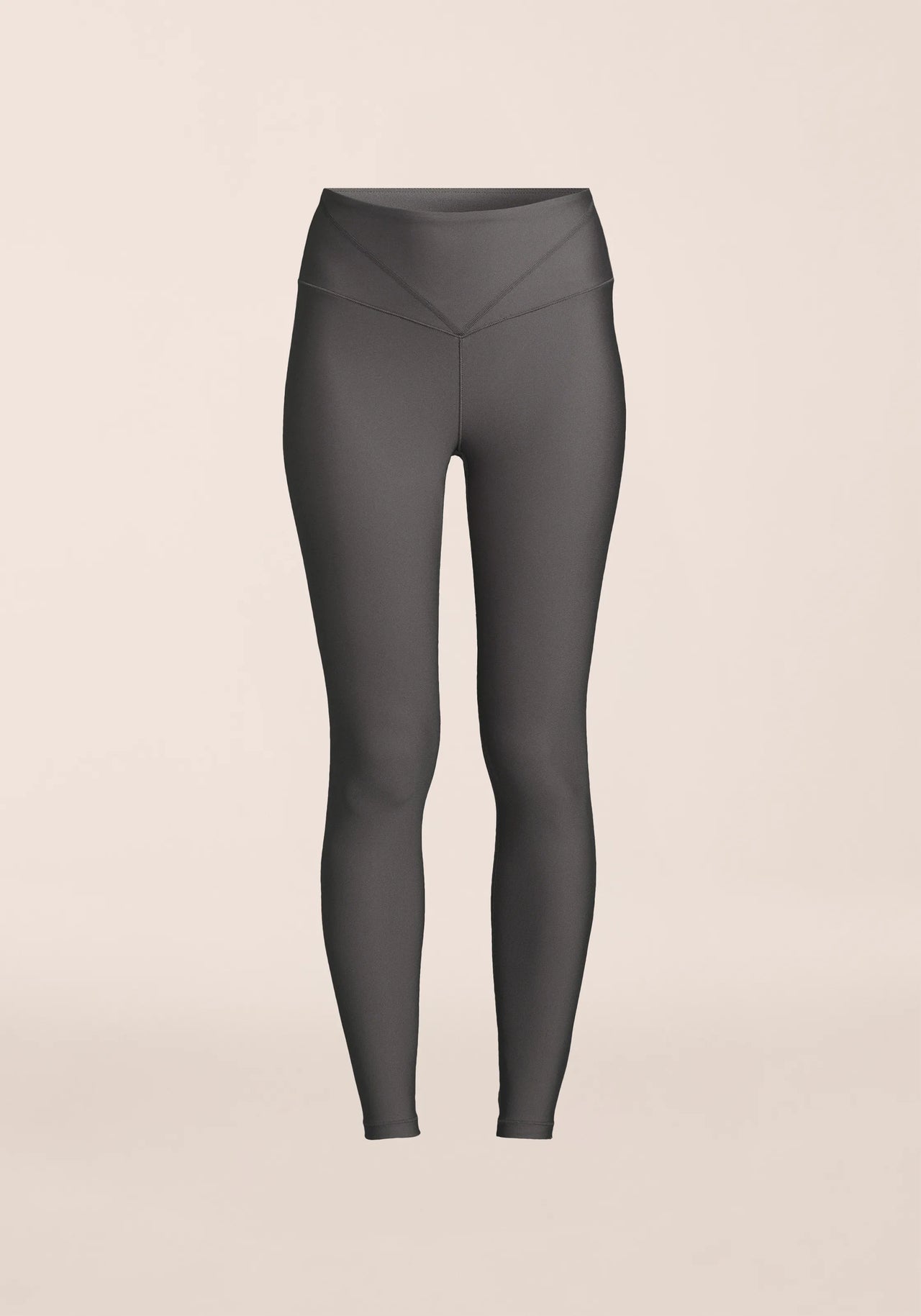 V-shape High Waist Tights - Dk Grey