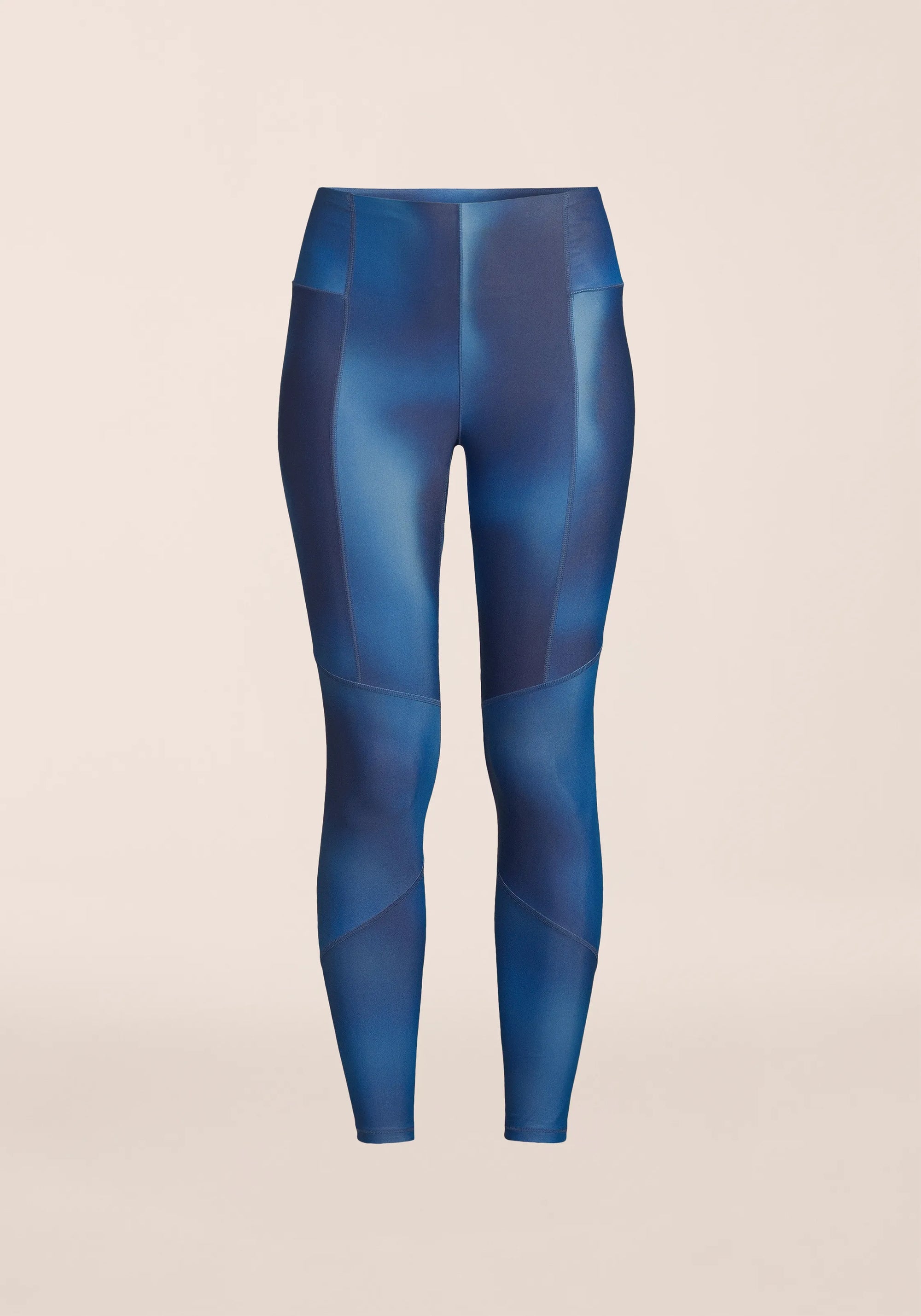 Brick High Waist Tights - Imagine Blue