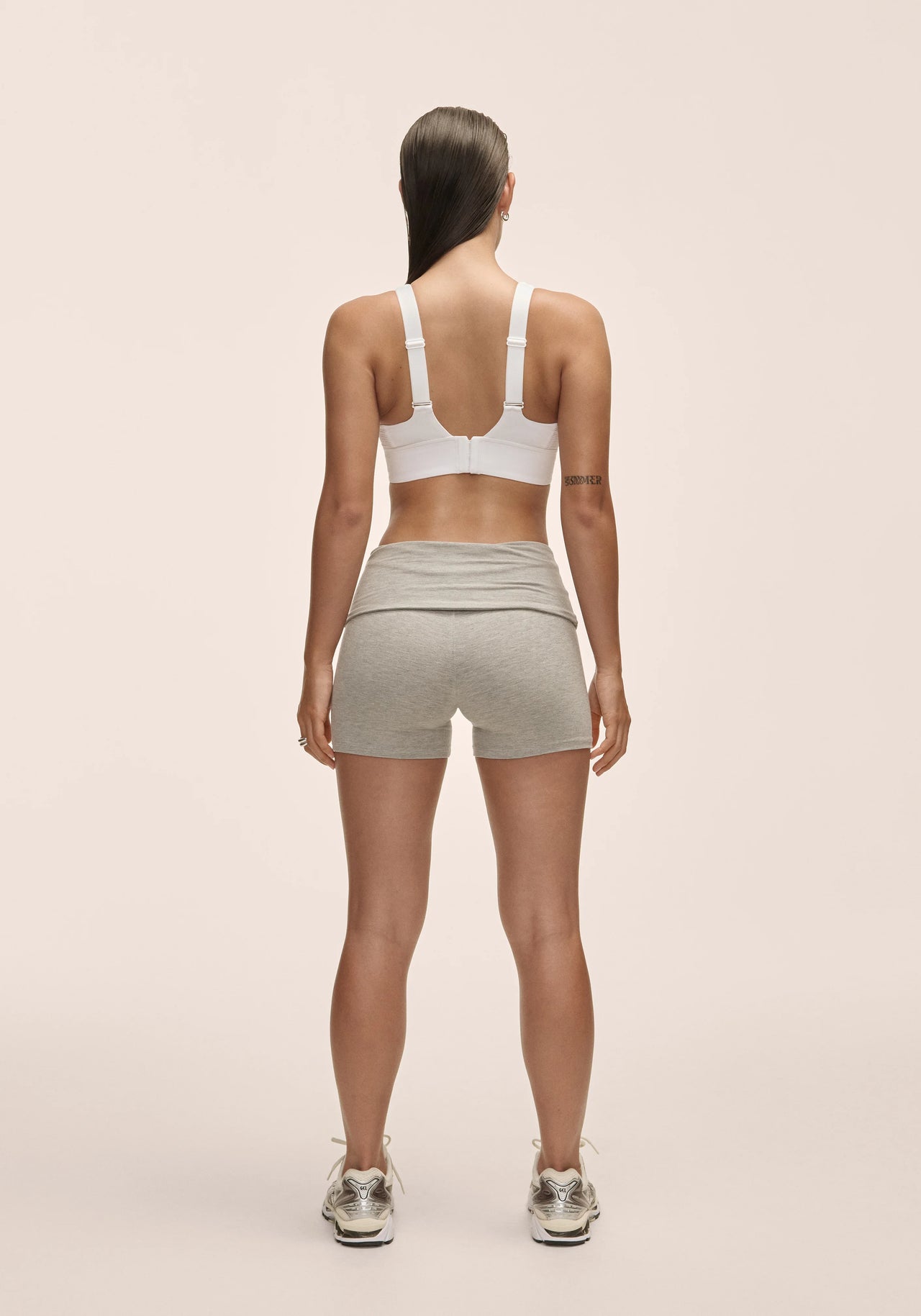 Sublime Folded Hotpants - Grey Melange