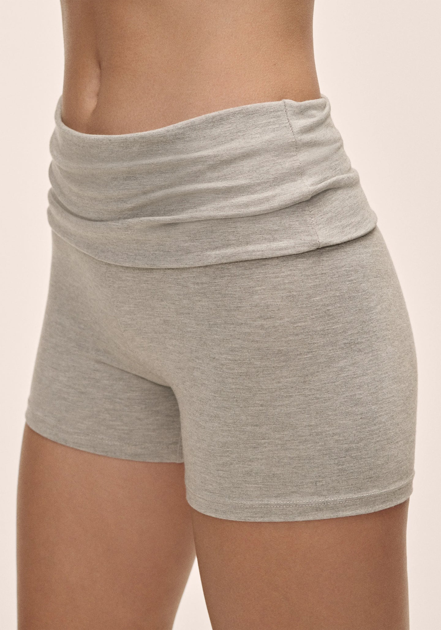 Sublime Folded Hotpants - Grey Melange