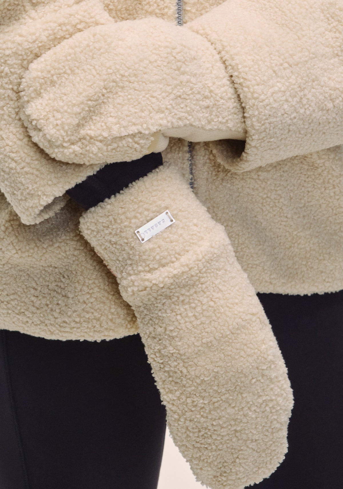 Sherpa Mittens - Ecru