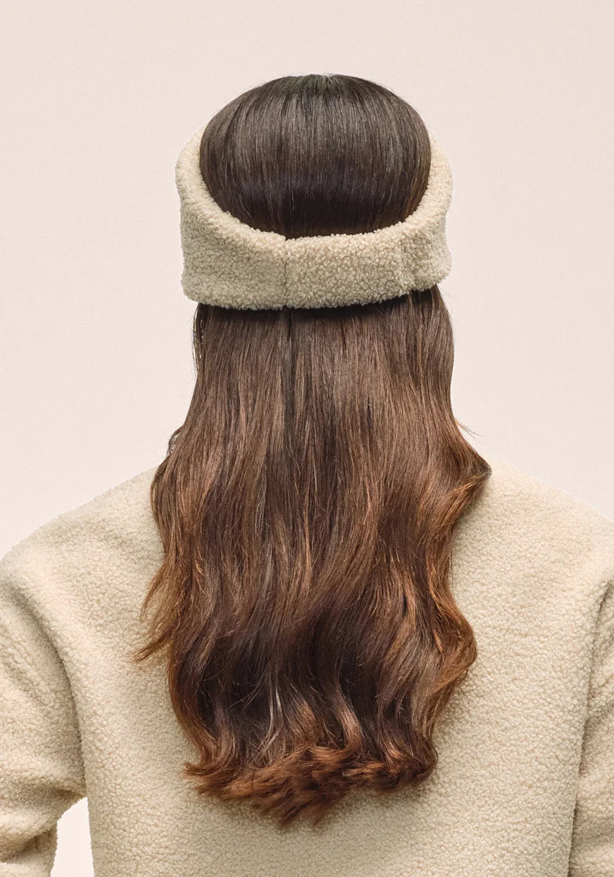 Sherpa Headband - Ecru
