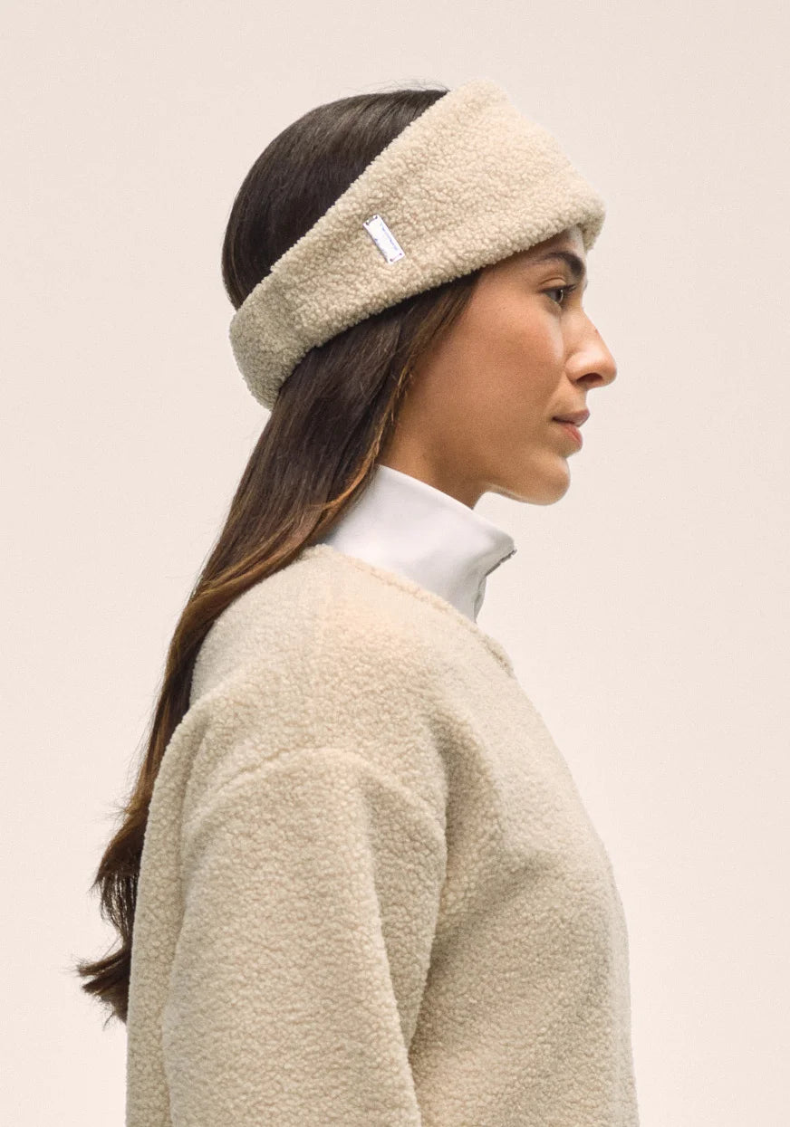 Sherpa Headband - Ecru