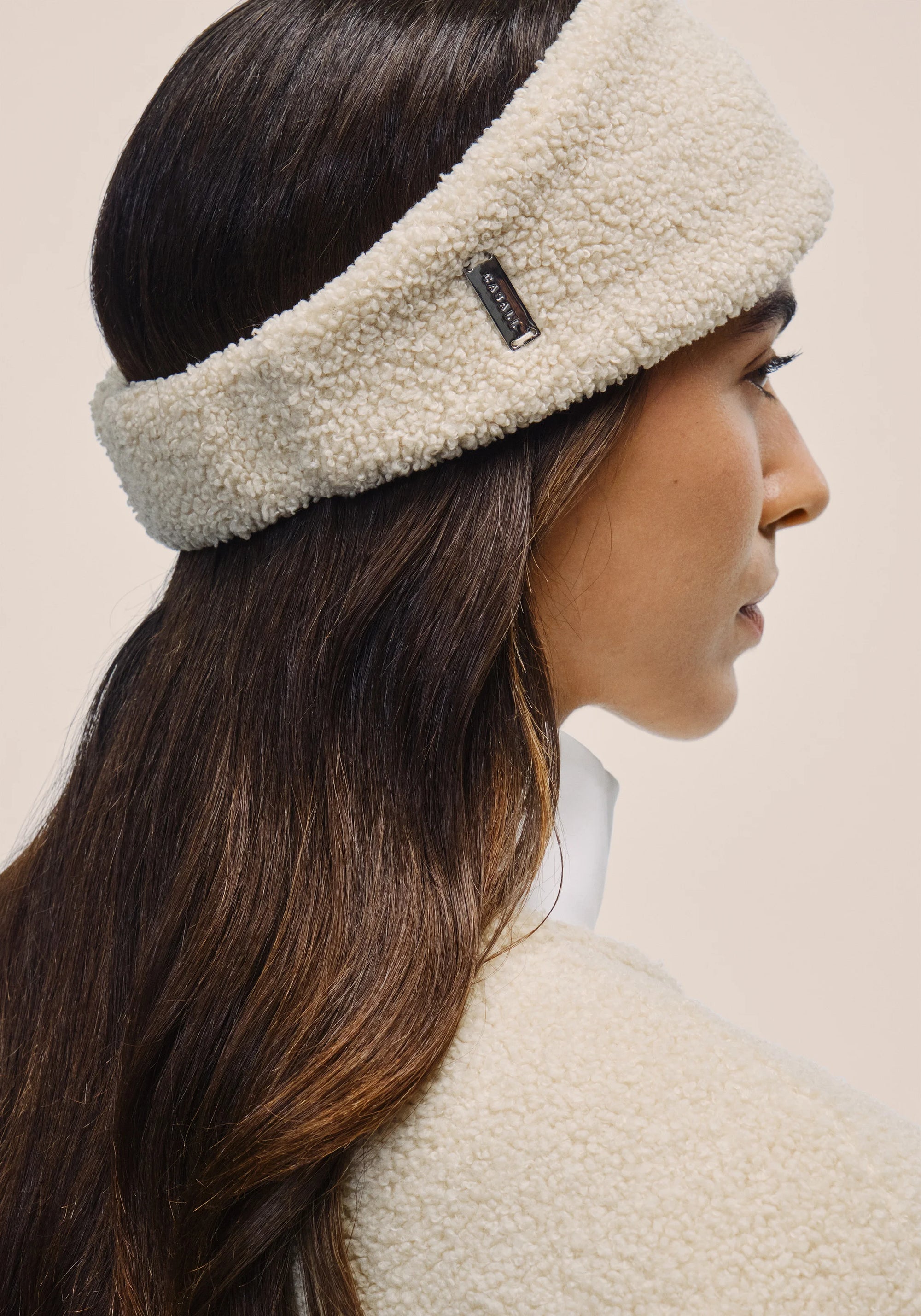Sherpa Headband - Ecru