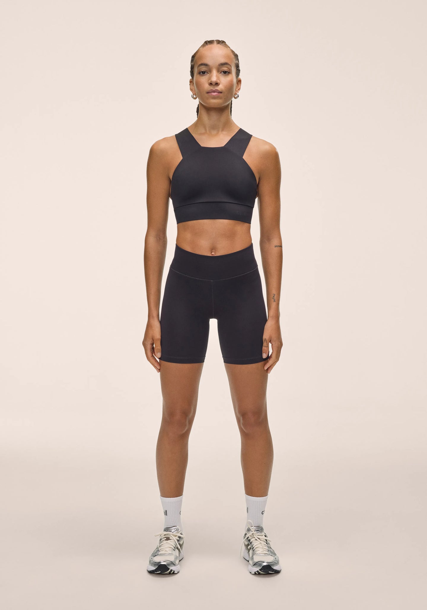 Essential Regular Waist Biker - Black