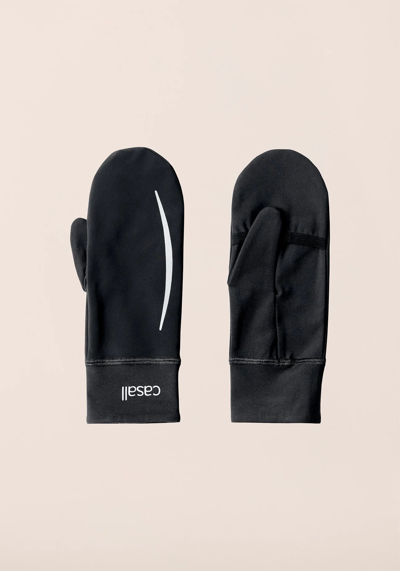 Windtherm Running Mittens - Black