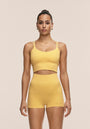 Shiny Seamless Rib Top - Online Exclusive - Soul Yellow