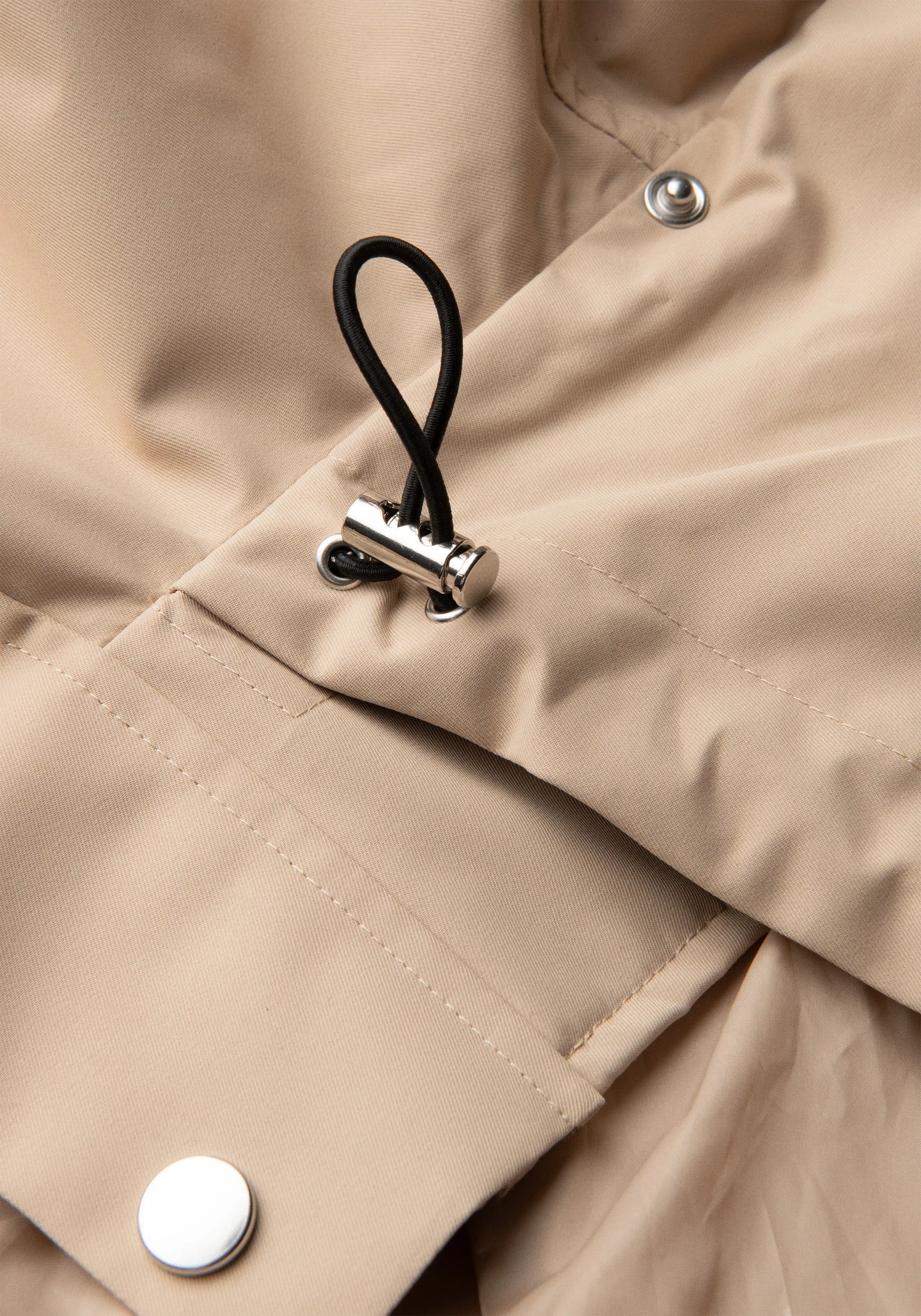 Scandi Bomber Rain Jacket - Sand Beige