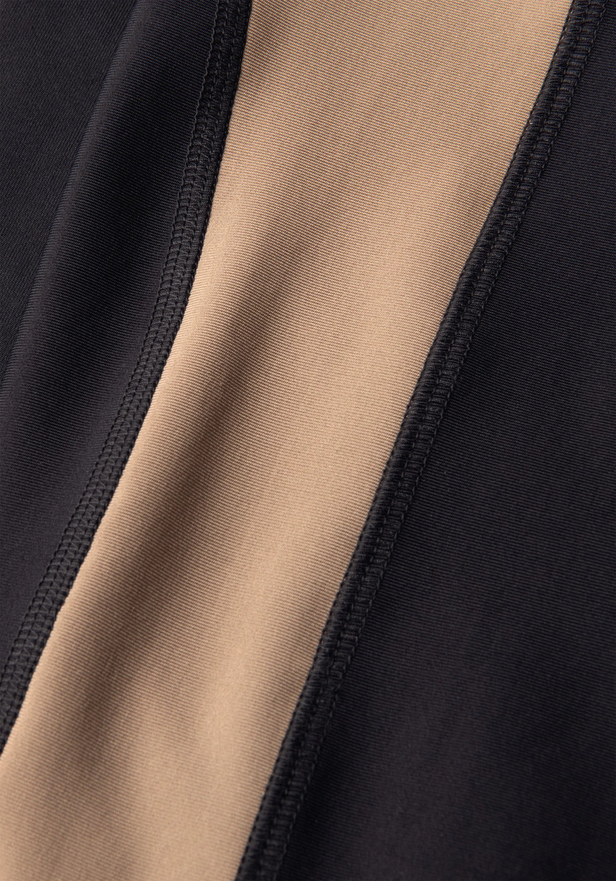 Shaped Block Built in Bra Tank - Black