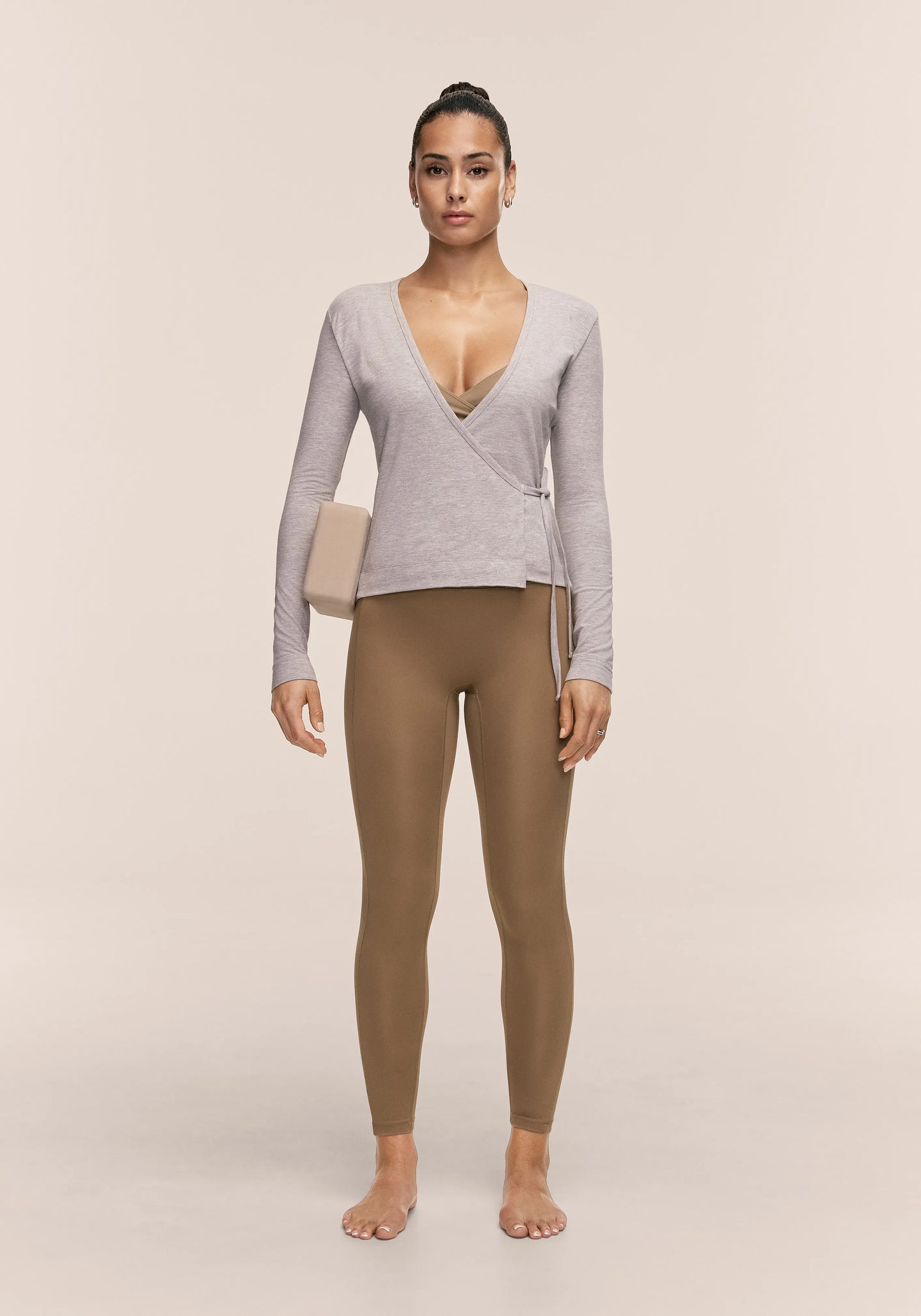 Sublime Studio Longsleeve Wrap - Grey Melange